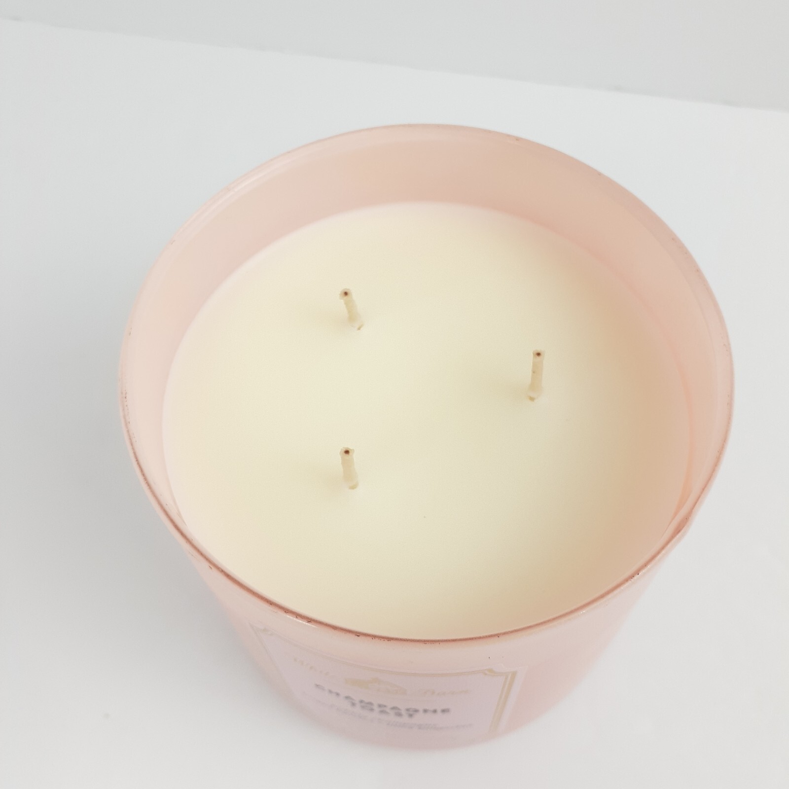White Barn Champagne Toast Scented 3 Wick Candle Burns 25-45 Hrs 14.5oz