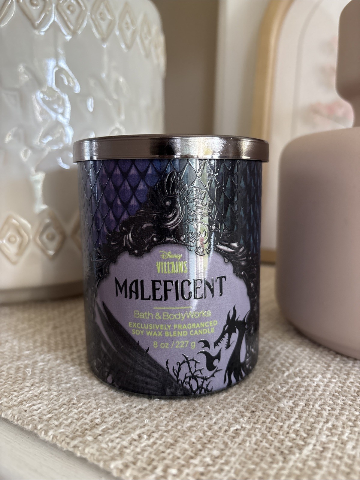 Bath & Body Works Disney Villains Maleficent Single Wick Candle Mystical Woods