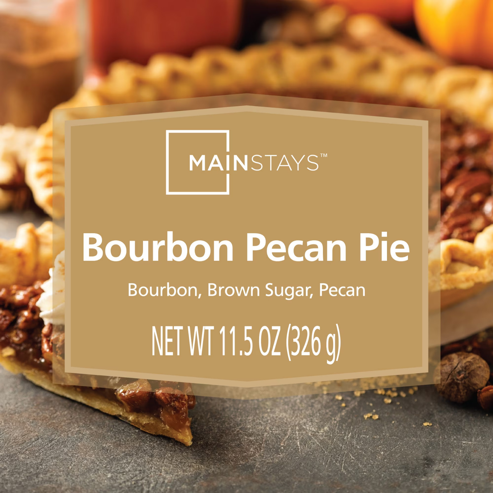 Pack of 2 Bourbon Pecan Pie 3-Wick Scented Glass Jar Candles, 11.5 oz Each……