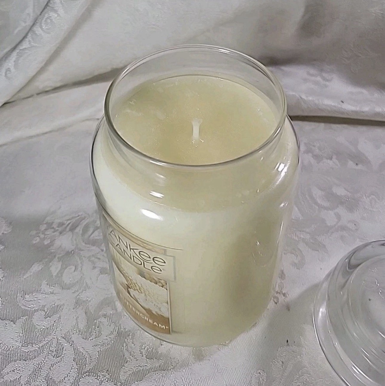Yankee Candle BUTTERCREAM 22 oz LARGE JAR Candle NEW – Retired scent