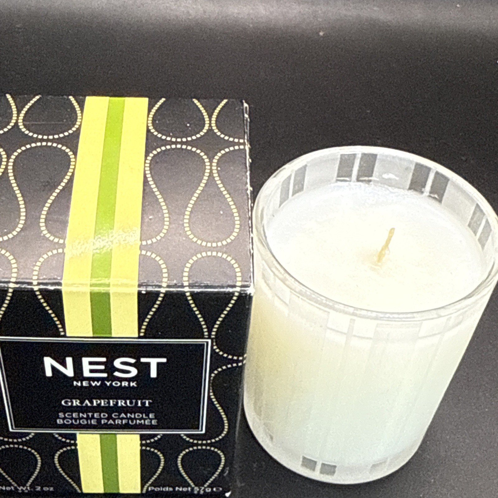 NEST Fragrances Votive Candle- Grapefruit, 2 oz 57g ~ 20 Hours Burn Time NIB