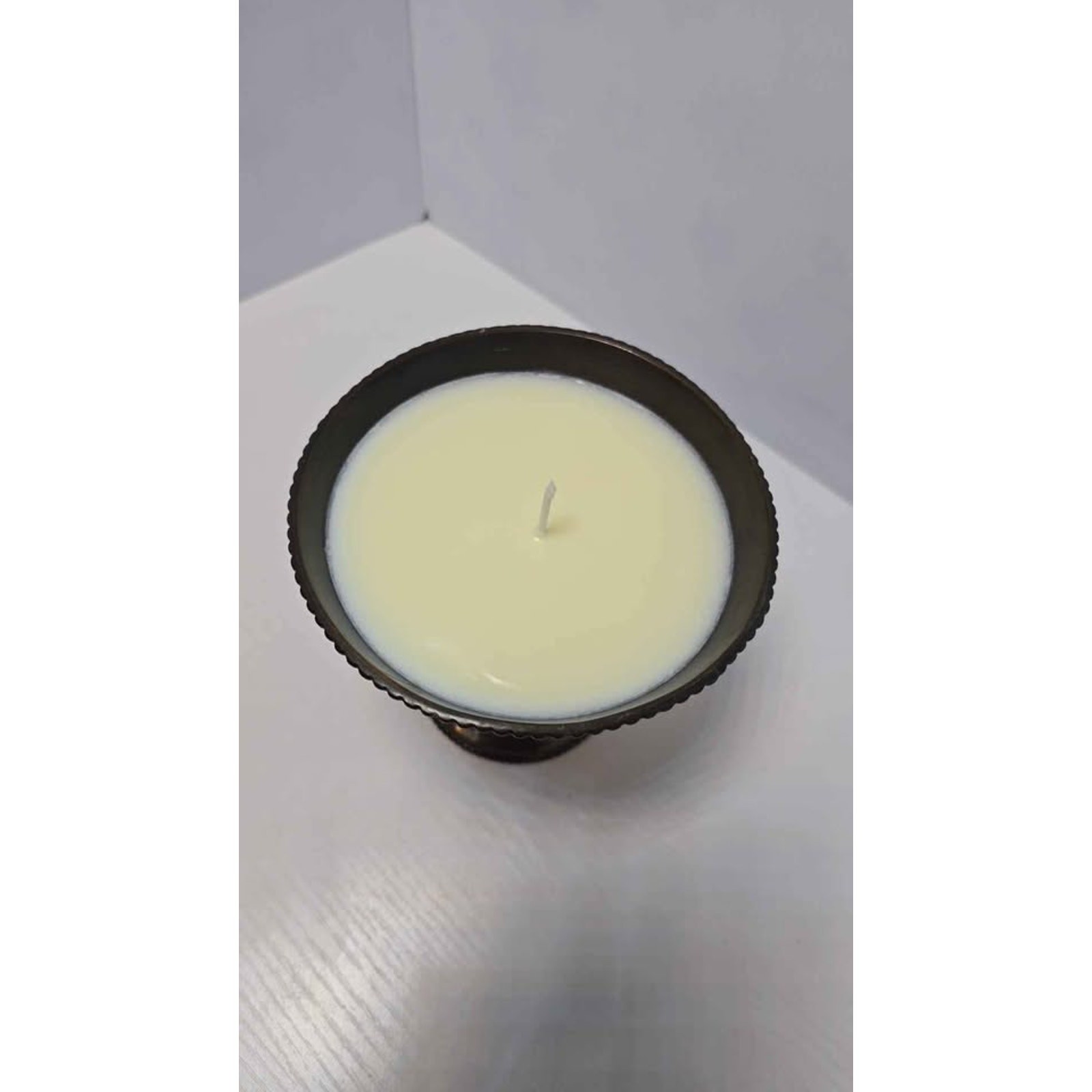 Bronze Cup Candle – Made in India, 5x6in Soy Wax