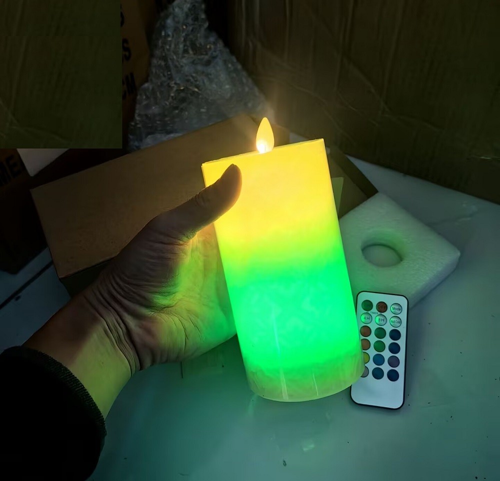 LED Flickering Flameless Candles with Remote,Christmas Party Decor Candles Lamp