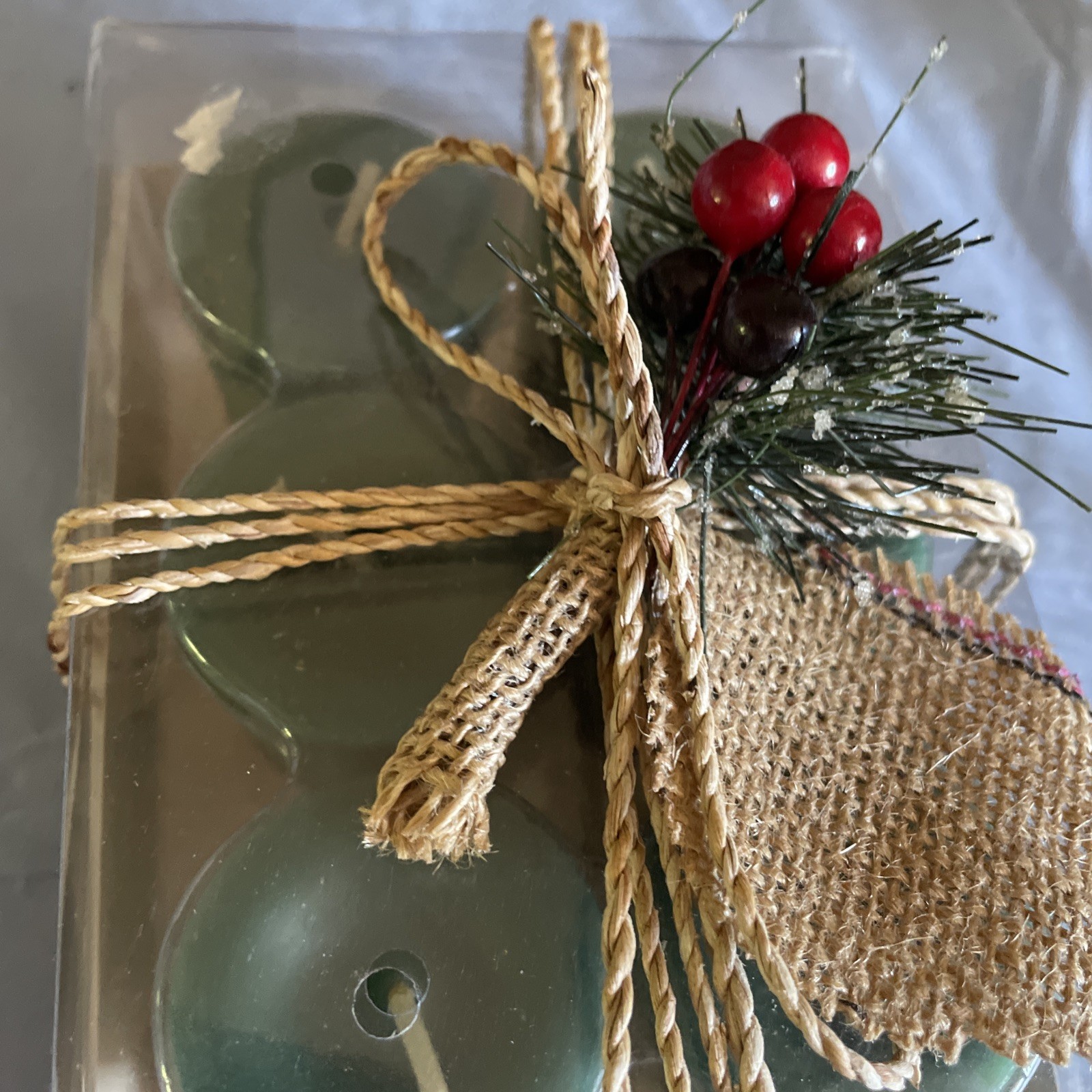 NEW Pier 1 Imports HOLIDAY FOREST 6 Votive Candles Vintage Gift Boxed Set
