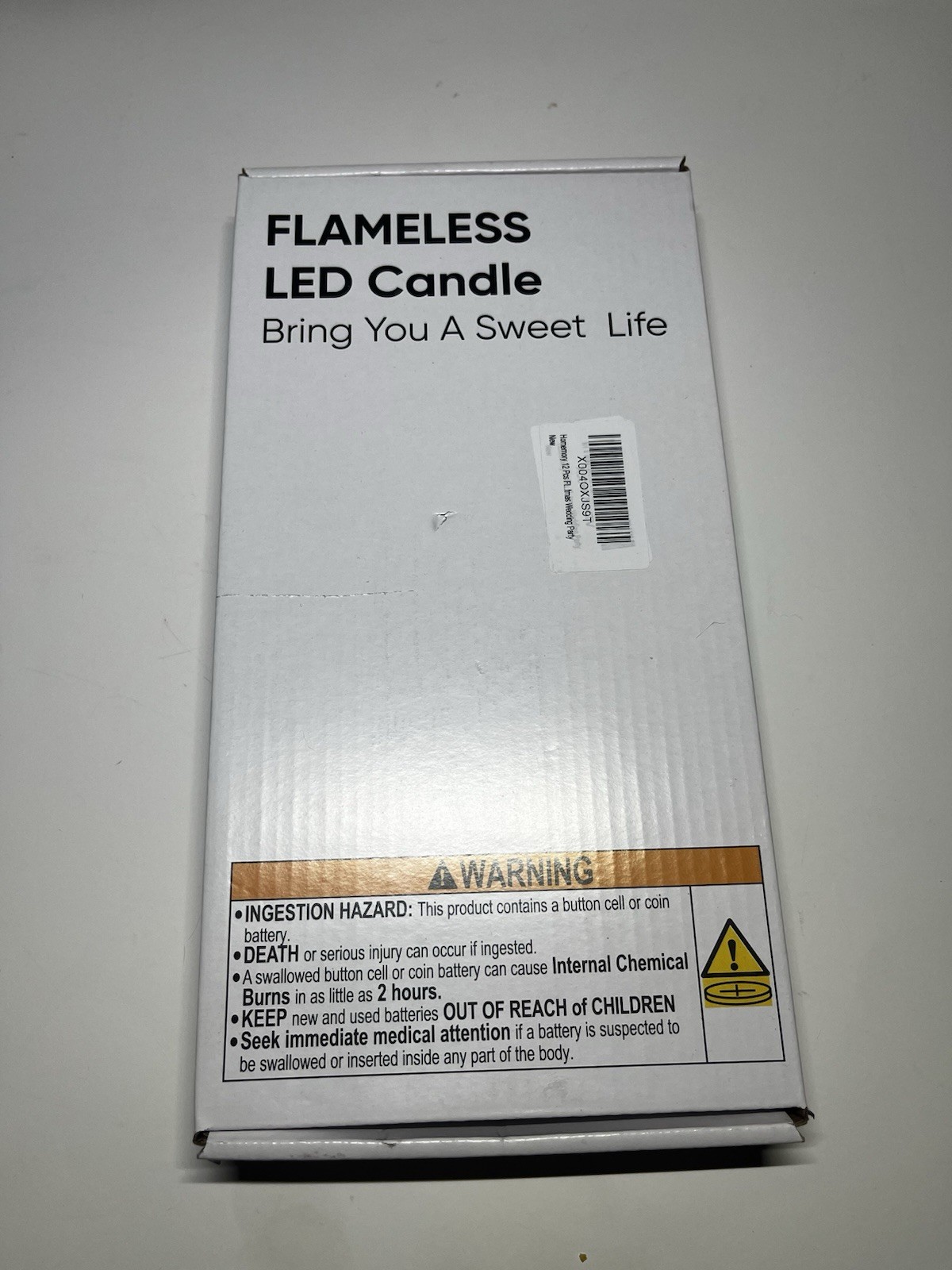 Homemory Flameless LED Tealight Candles, 12-Pack, Battery-Operated