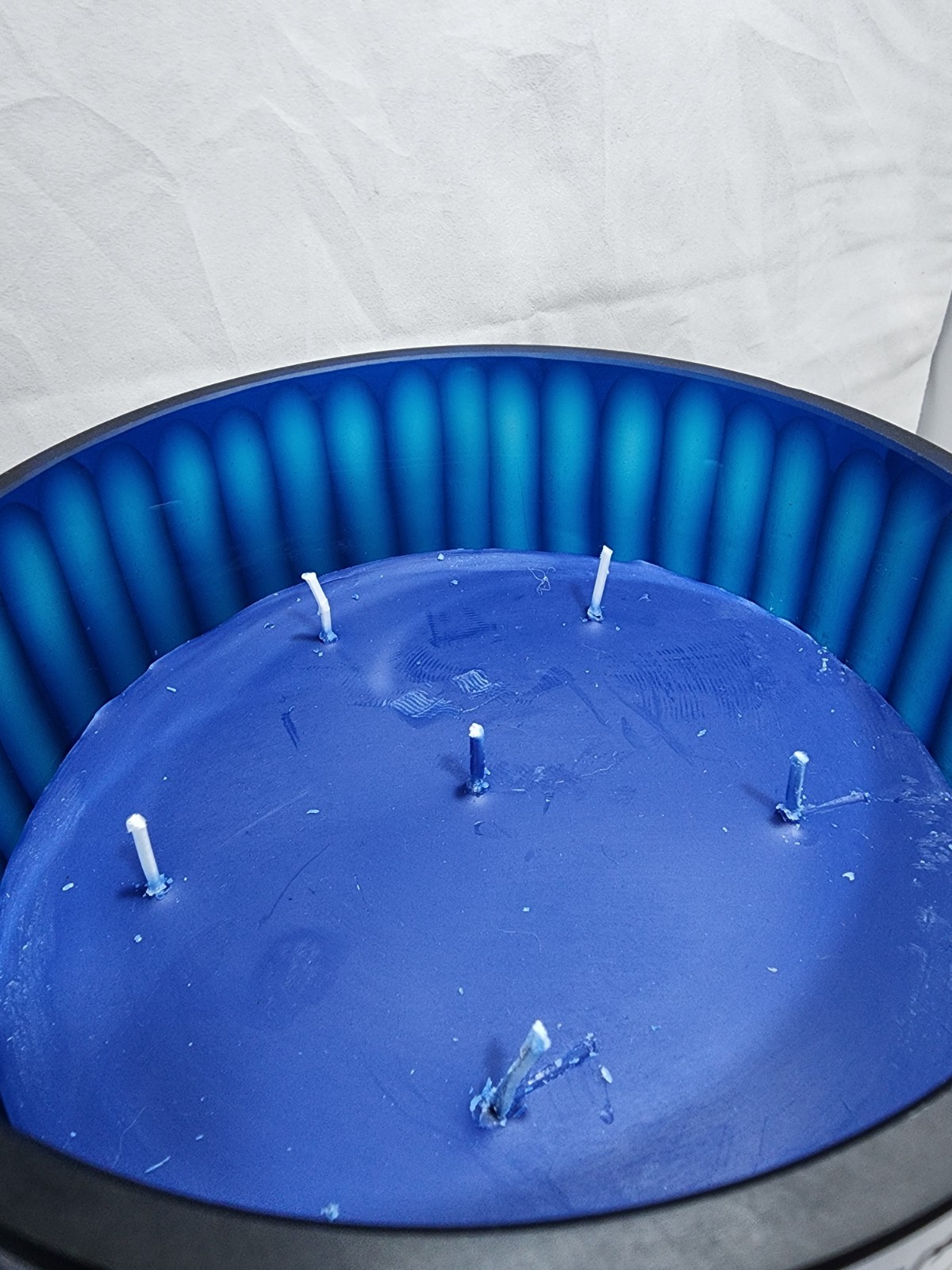 ONNO Collection Royal Blue Large Ginger Fig Scented Candle, 18cm By 20cm