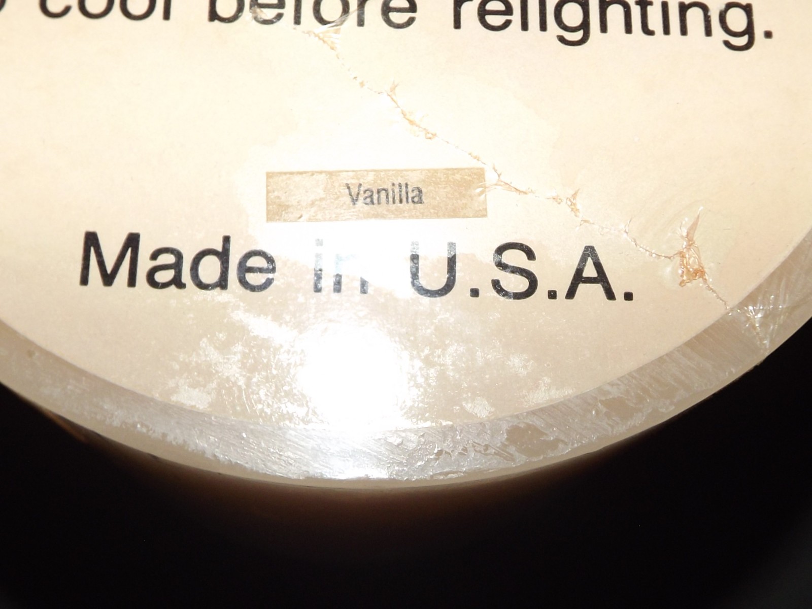FAROY 3 Wick Pillar Candle 6″ x 6″ White Vanilla Scented New In Original Box