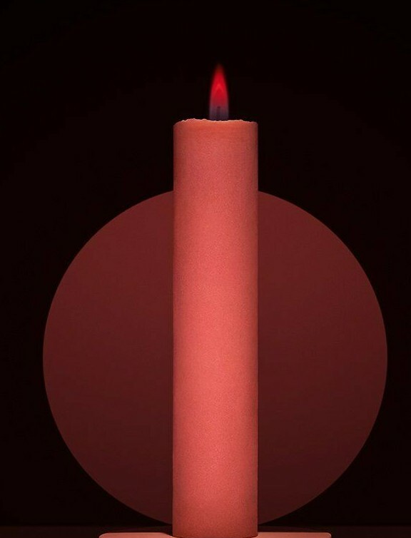 Heretic Parfum Perfume ROSE FLAME RITUAL CANDLE & Small ROSE Quartz CrystaL