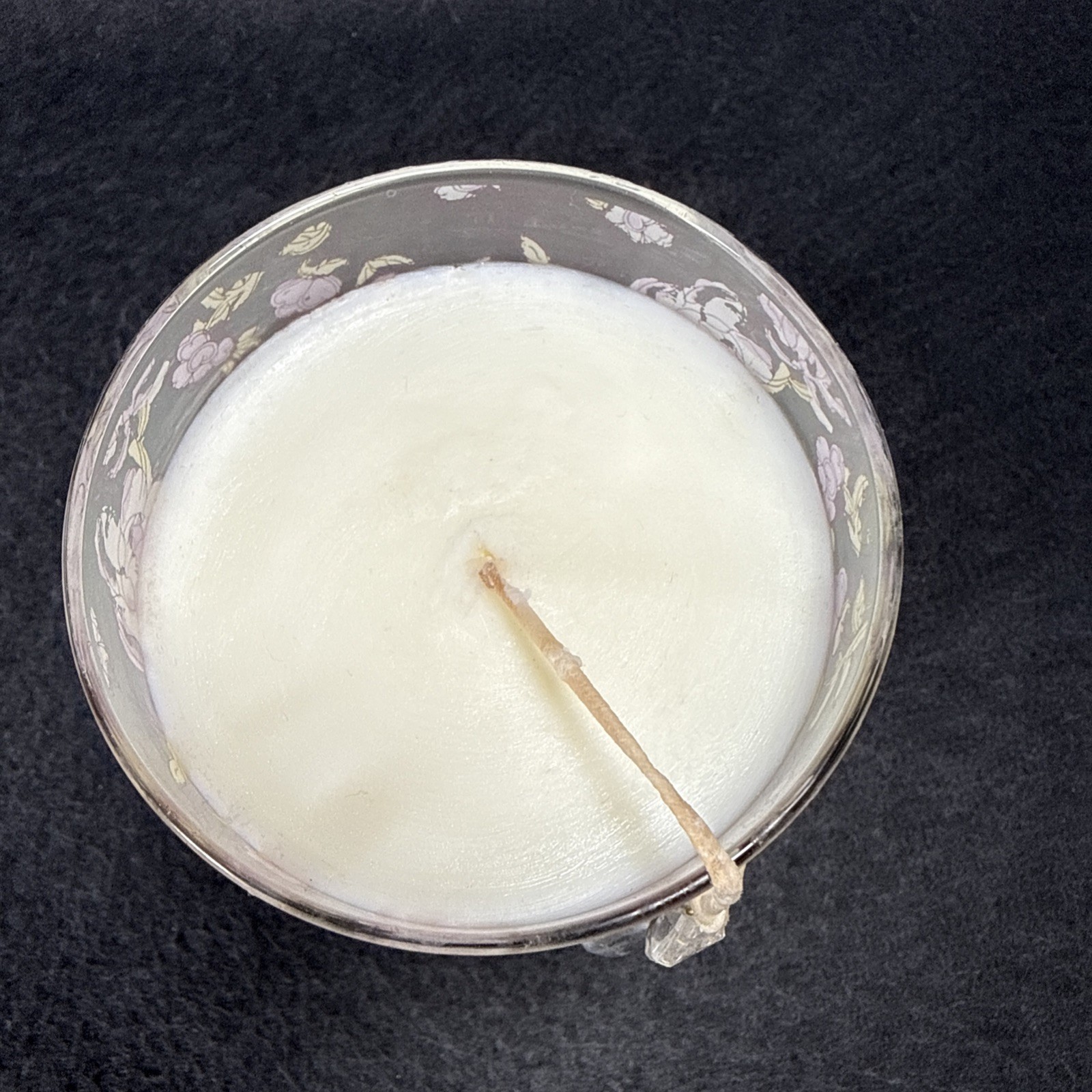 LoLLIA Poppy Nectar No. 036 Luminary Candle Fine Perfumes w/ Crystal NWOB 7.5”