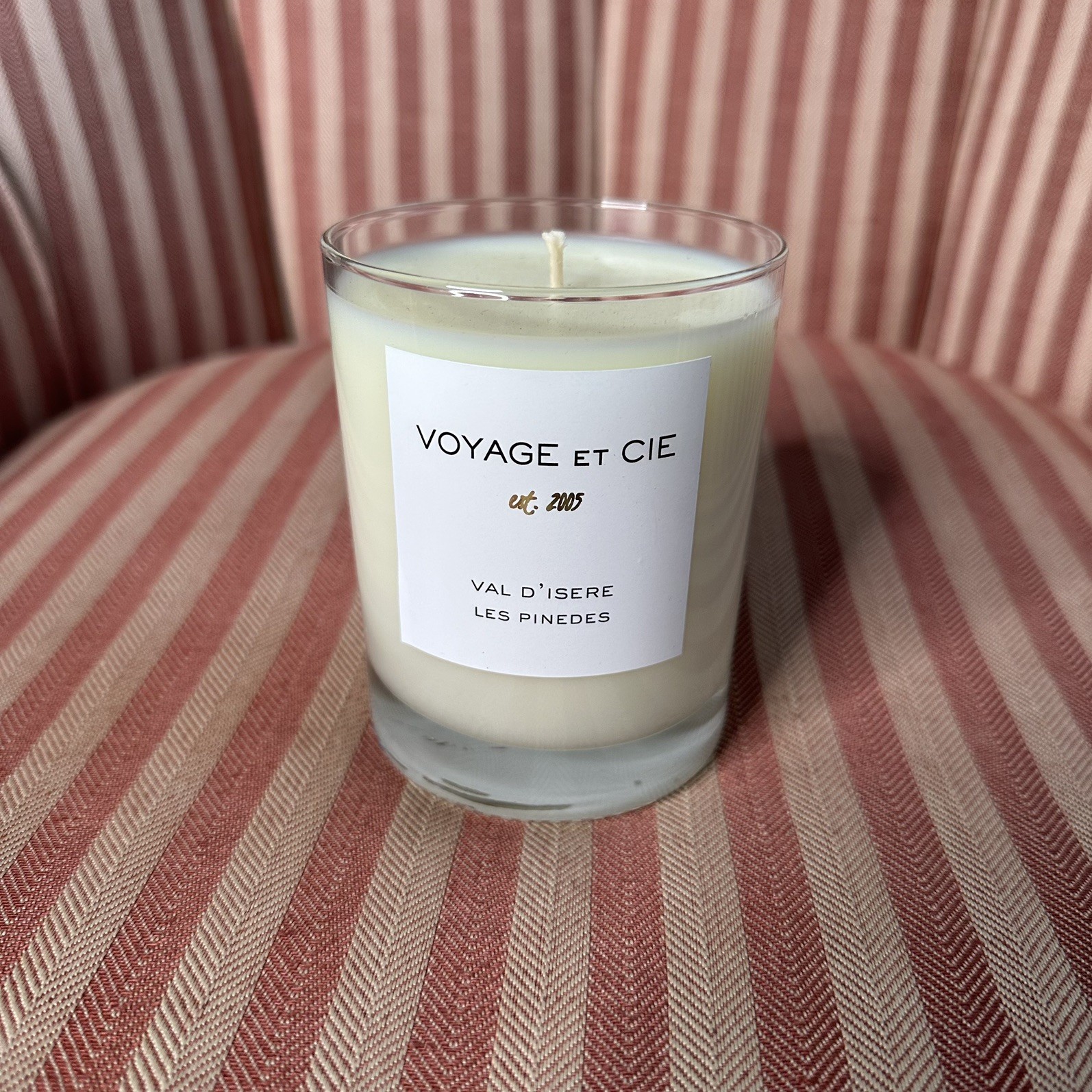 VOYAGE ET CIE Les Pinèdes Val d’Isère Holiday Candle