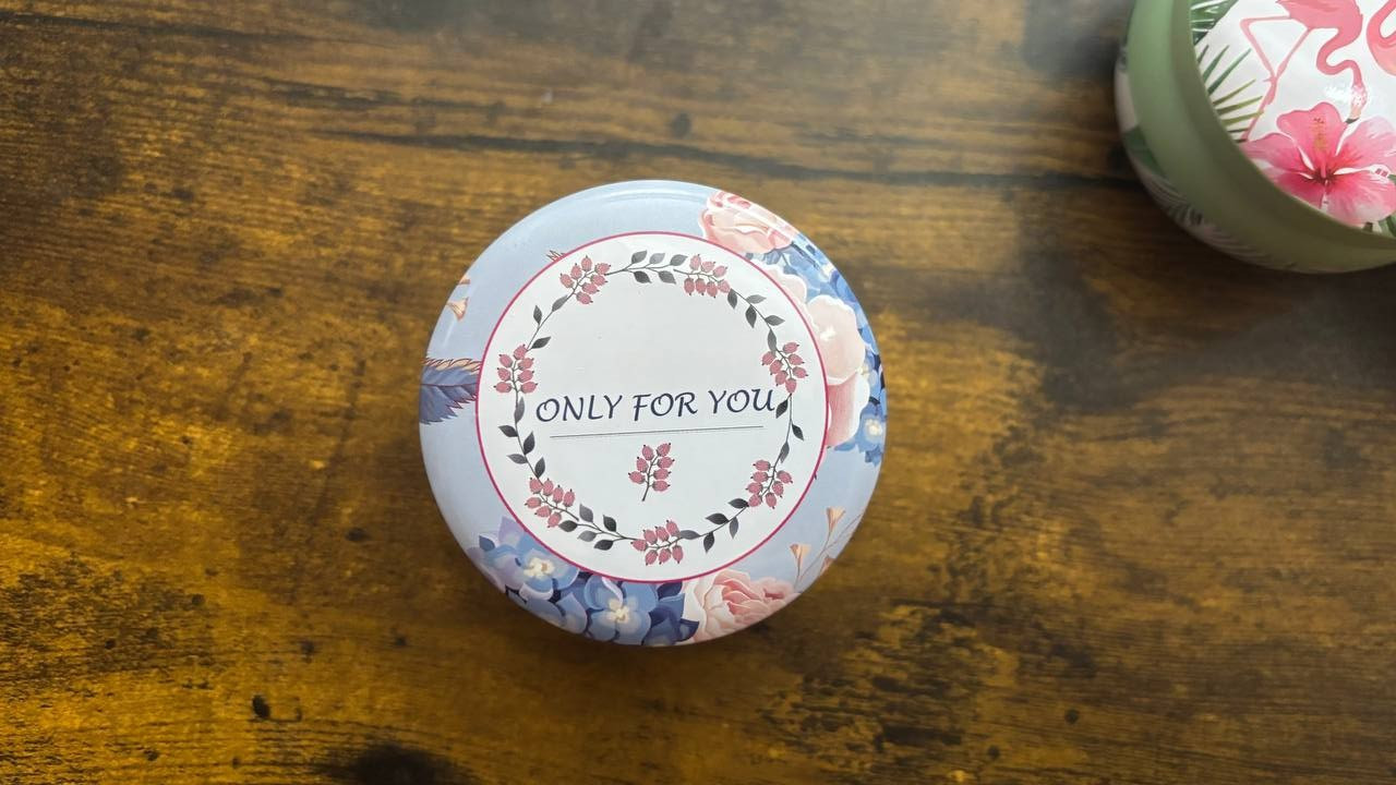 Handmade Soy Wax Candles – Set of 6 in Decorative Tins, Organic and Eco-Friendly