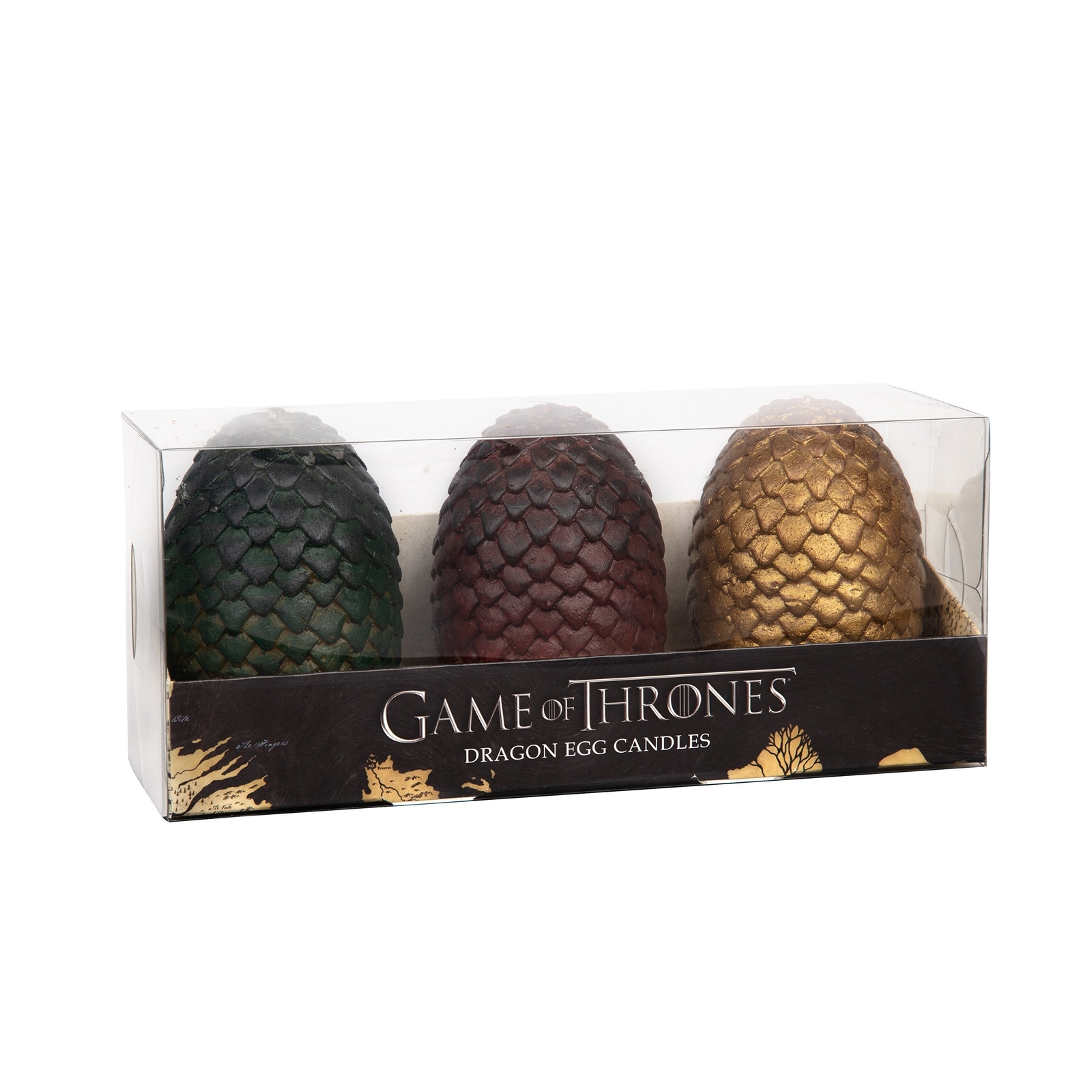 Game of Thrones Dragon Egg Replica Candles, Set of 3 – Great Valentines Day G…