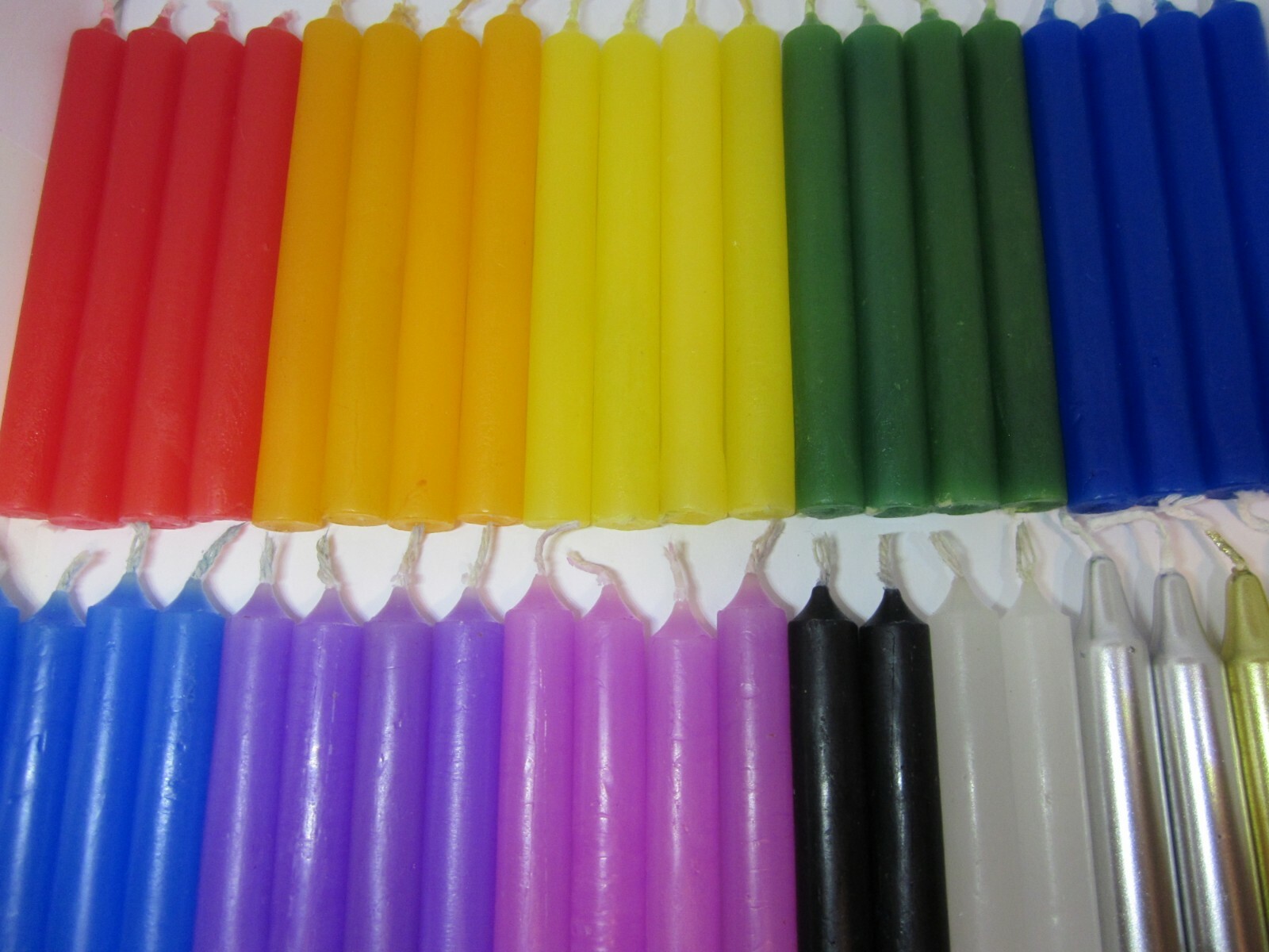 Spell Chime Candles 4″ Set of 10 for $12 Mini Taper Magic Ritual Chime