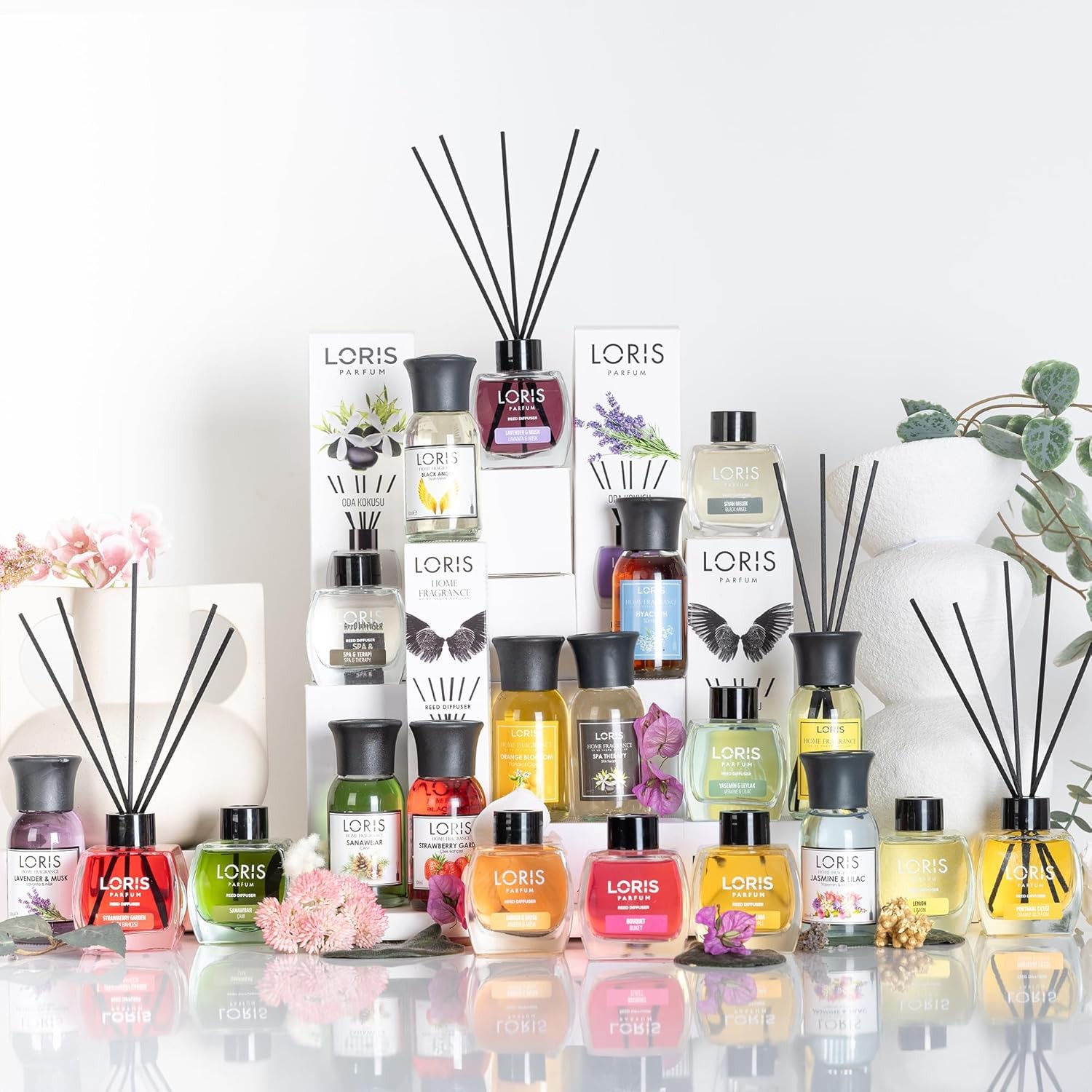 Loris Reed Diffuser – Spring Breeze – Aromatic Home Fragrance with Black
