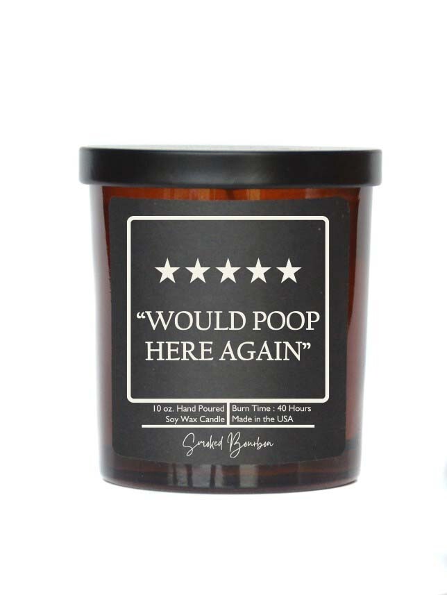 5 Star Funny Bathroom Candle “Watermelon Splash” Soy Wax Candle