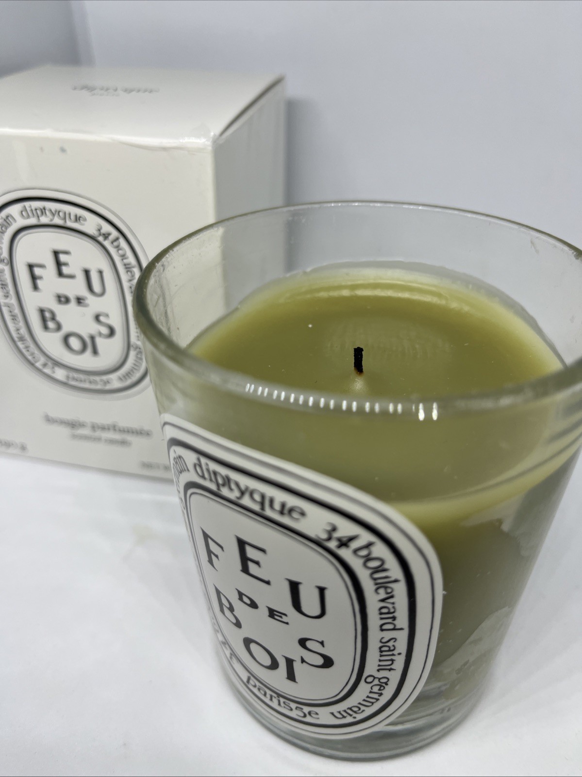Diptyque Feu De Bois Scented Candle 6.5oz Used
