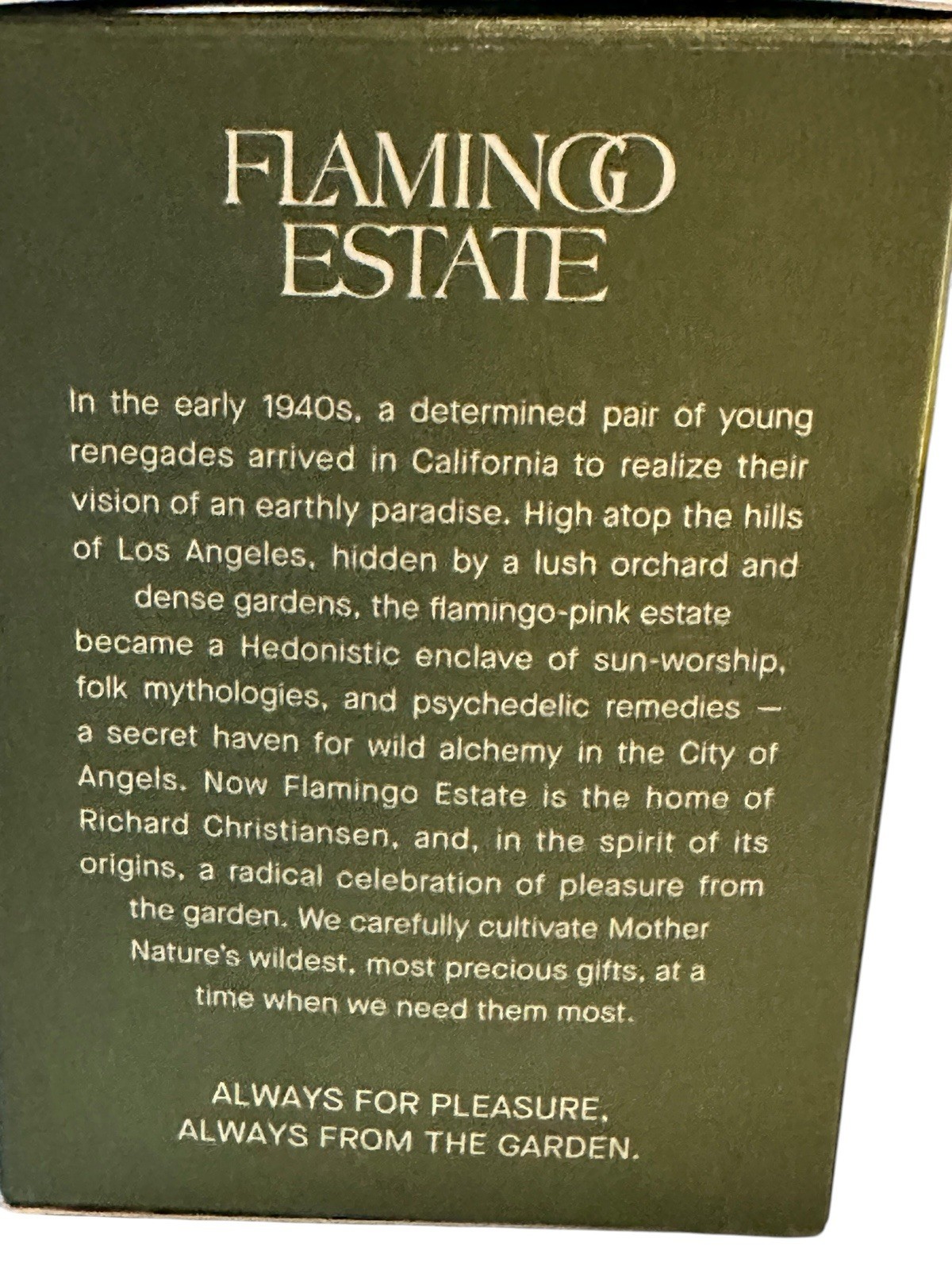 New Flamingo Estate Jar Climbing Tuscan Rosemary Candle Garden Essentials NOS