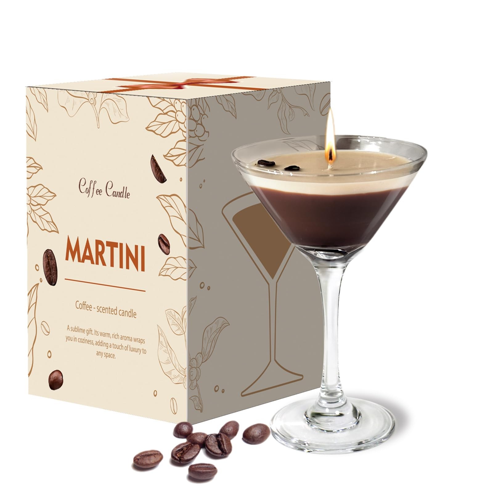 Espresso Martini Candle Unique Gifts for Women Girls,Strong Scented, Natural …