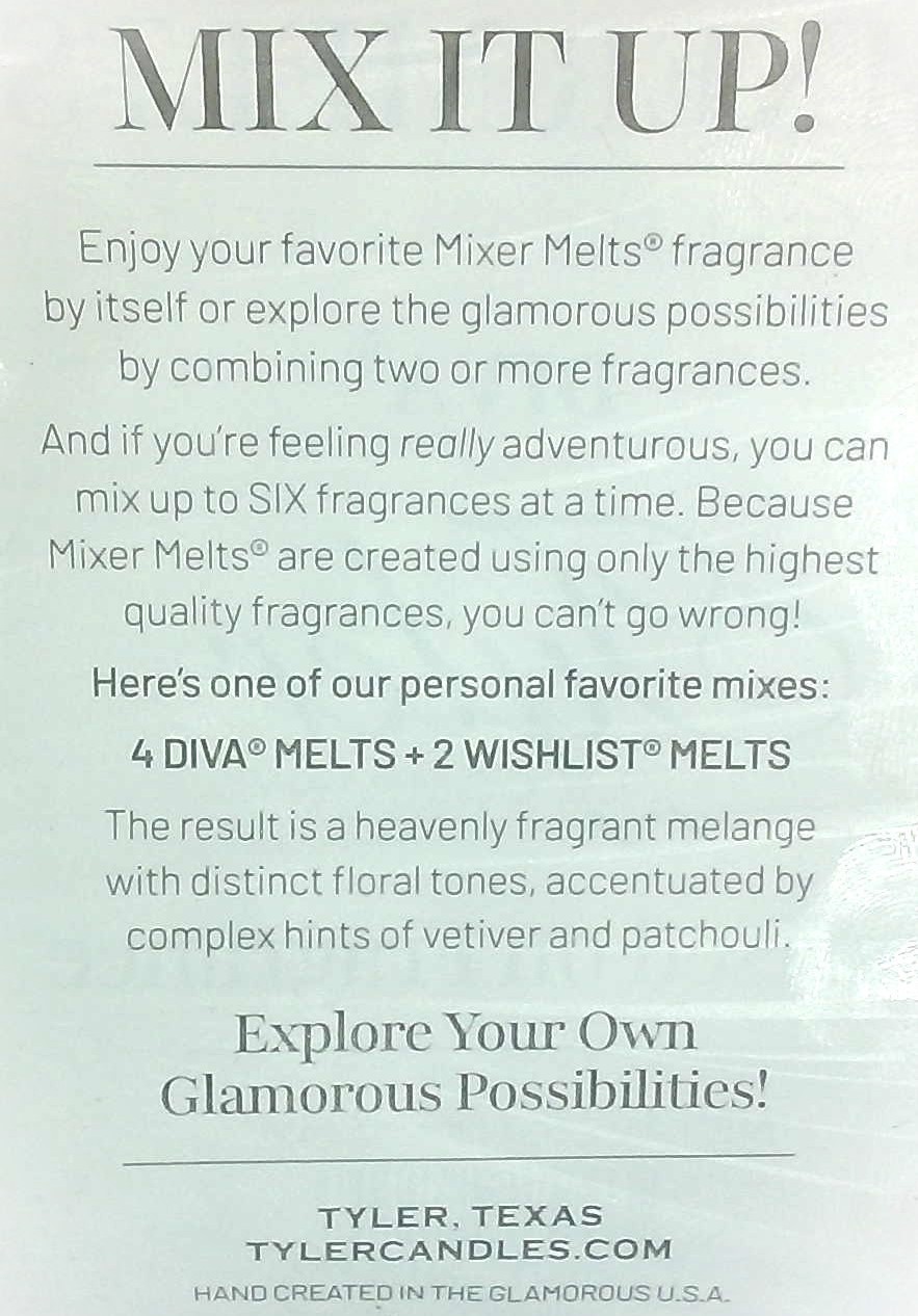 Tyler Candle Scented Wax Melts – Diva – Set of 4 – free shipping