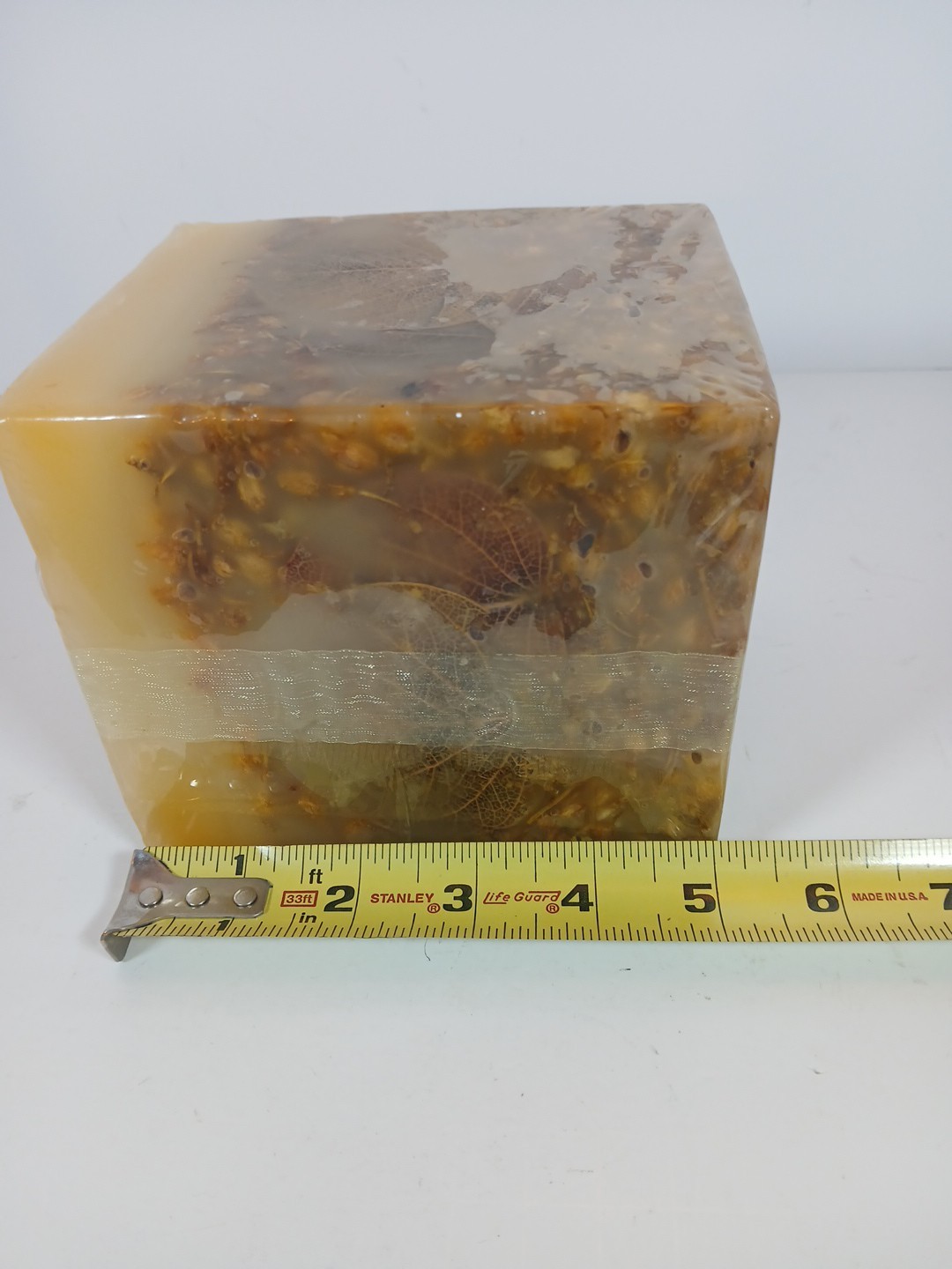 NEW Rosy Rings Square Botanical “Dewdrop” Candle 150 Hours