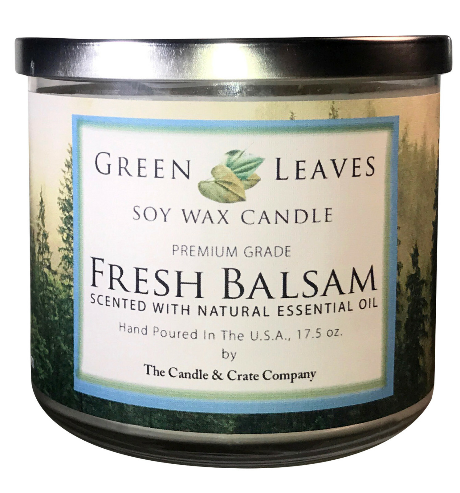 Fresh Balsam, Winter Candle, Christmas Candle, Soy Candle, Gift Candle