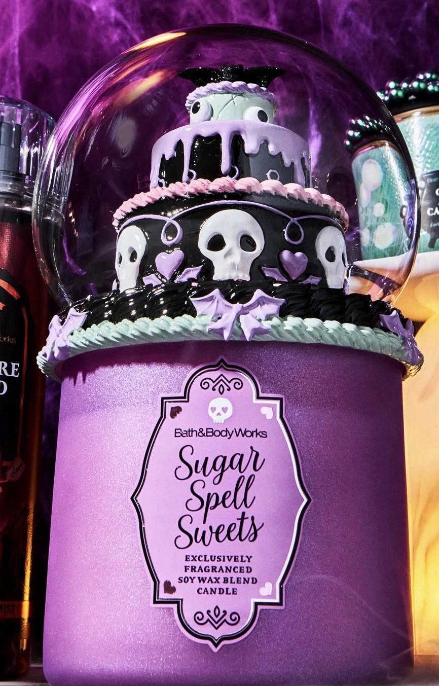 Bath and Body Works SUGAR SPELL SWEETS 3 Wick Candle HALLOWEEN 2025