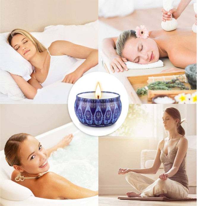 Scented Candles Gift Set,12 Pack Candles for Home Scented, 300 Hour Long Lasting