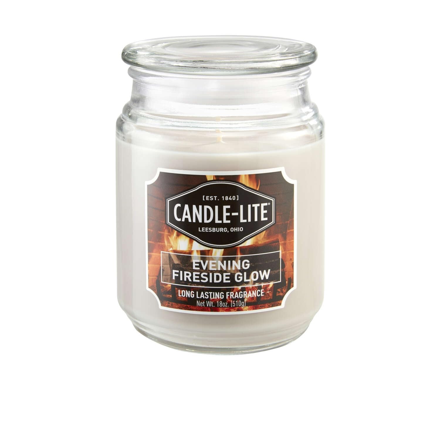 Scented Evening Fireside Glow Fragrance, One 18 oz. Single-Wick Aromatherapy Can