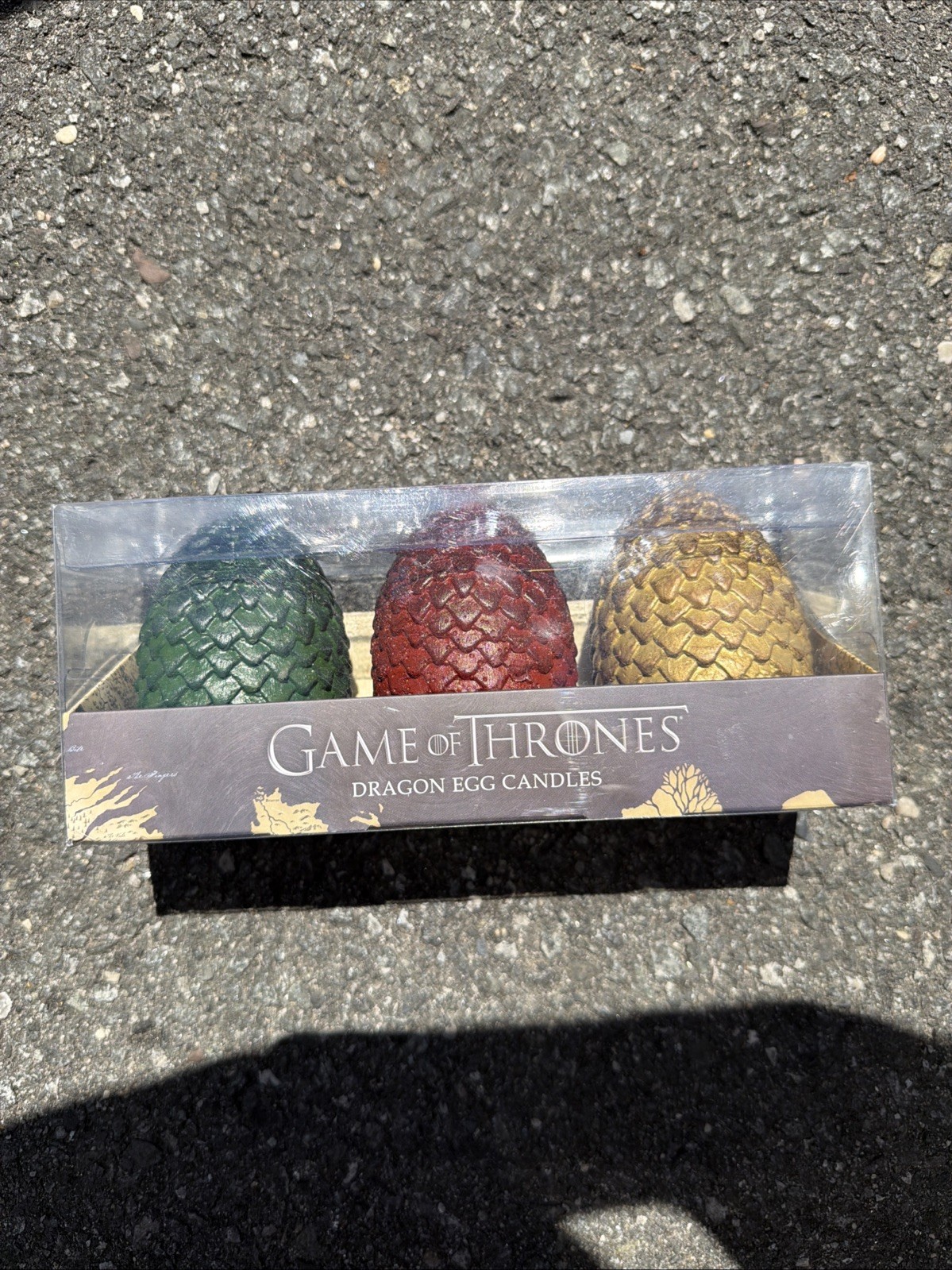 GOT Game of Thrones Dragon Egg Candles, Set of 3 Targaryen Mother Of Dragons