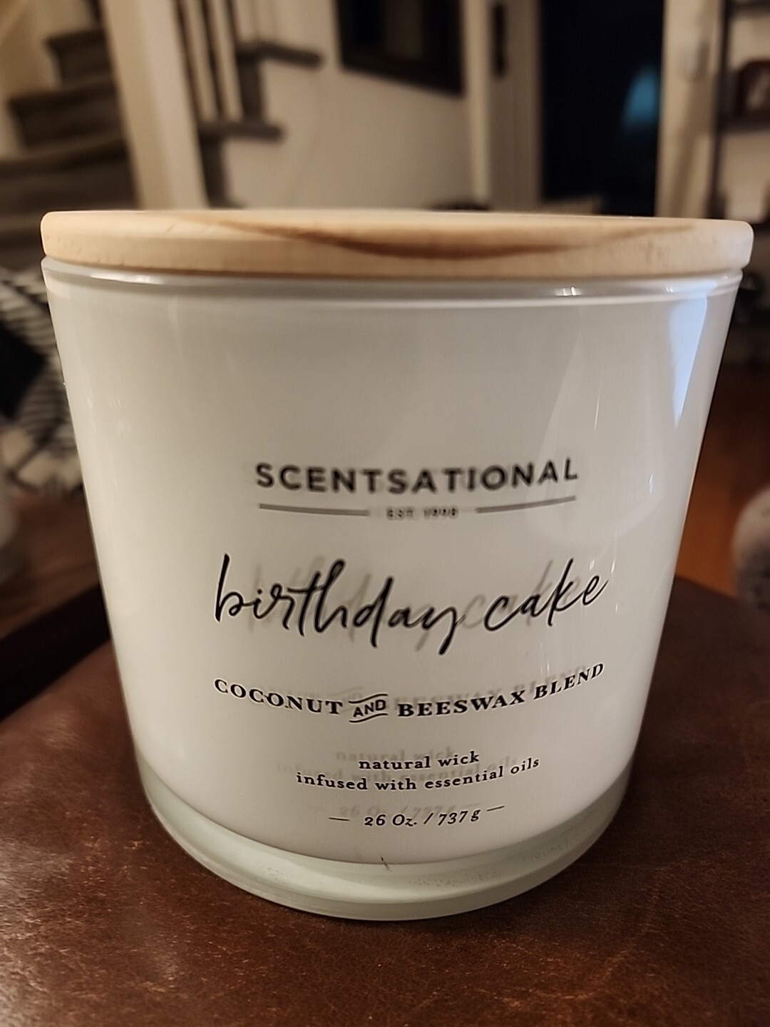 Scentsational BIRTHDAY CAKE 3-Wick Scented Candle JUMBO SIZE 26 oz NEW!