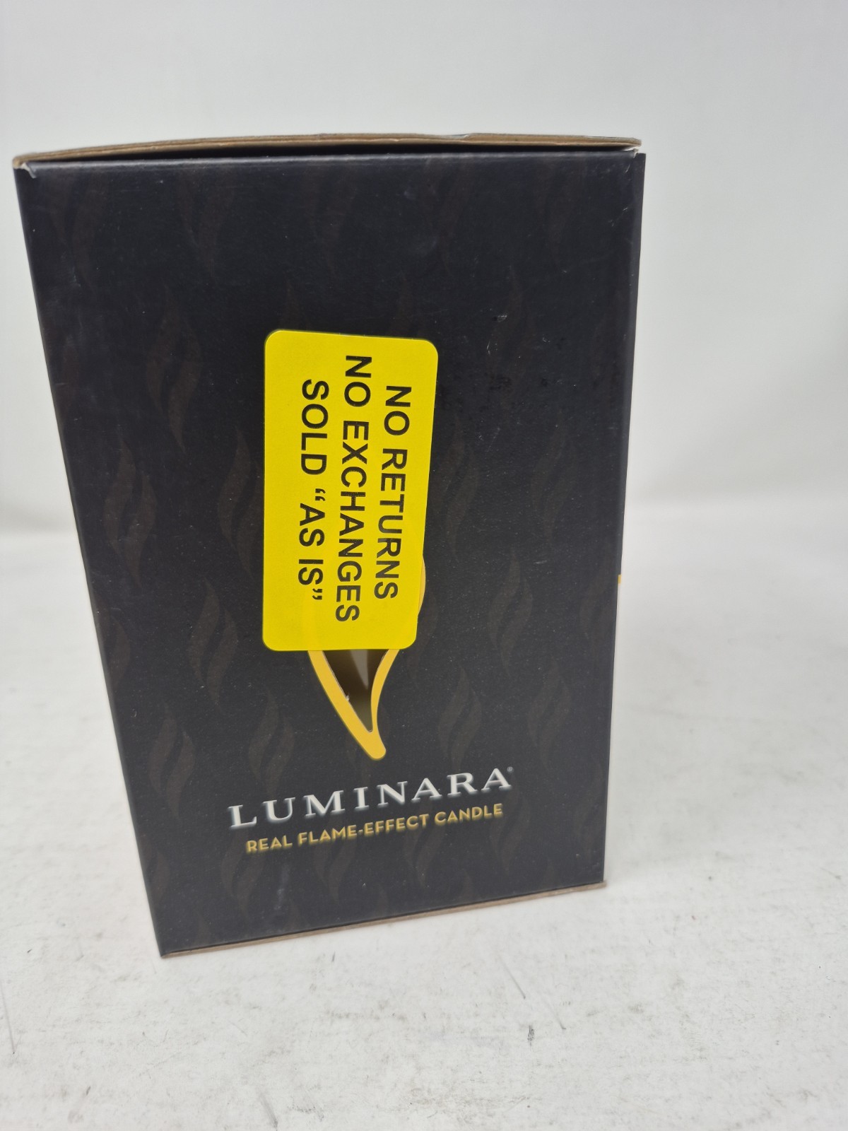 Luminara Flicker Flameless Candle Vanilla Scented Wax Pillar Timer-Very Good.