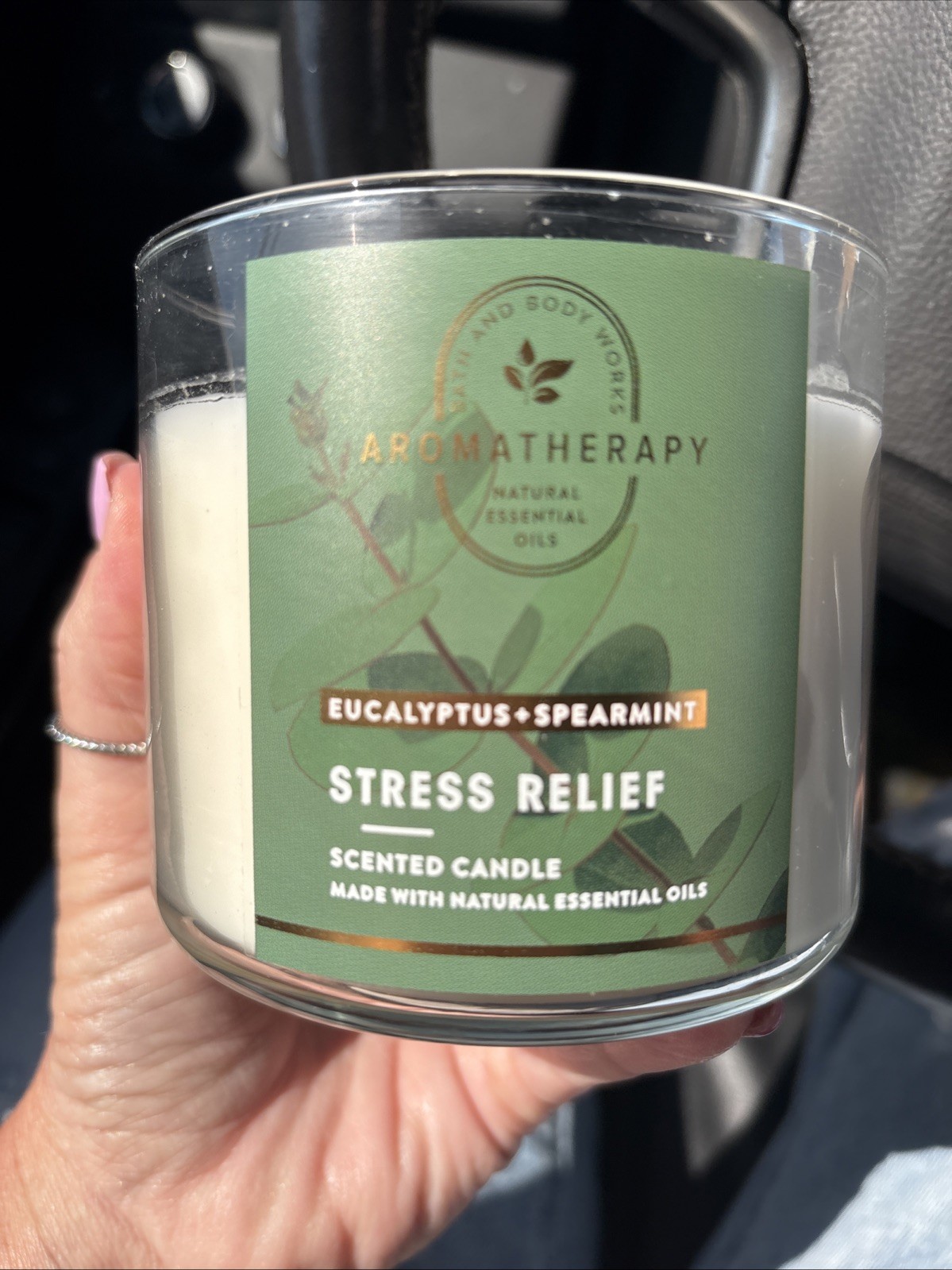 Bath And Body Aromatherapy 3 Wick Candle Stress Relief