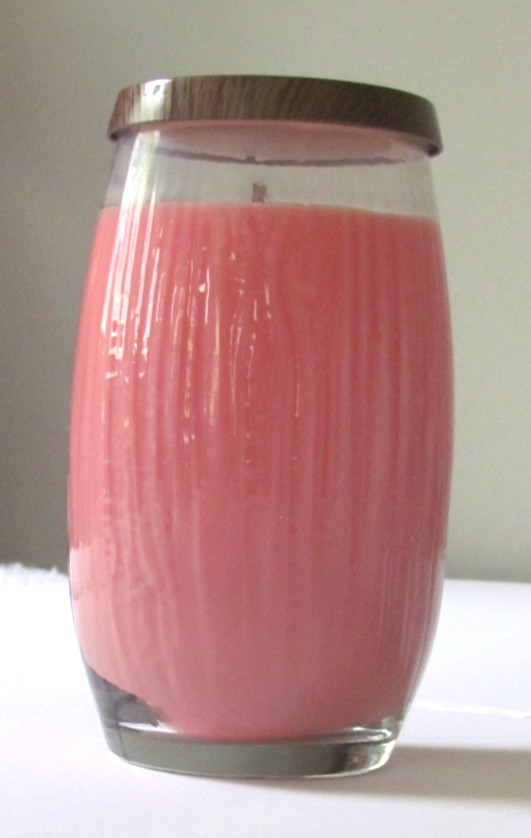 Yankee Candle Guava Pure Radiance Large 22 oz Wood Wick Oval Vase Jar HTF