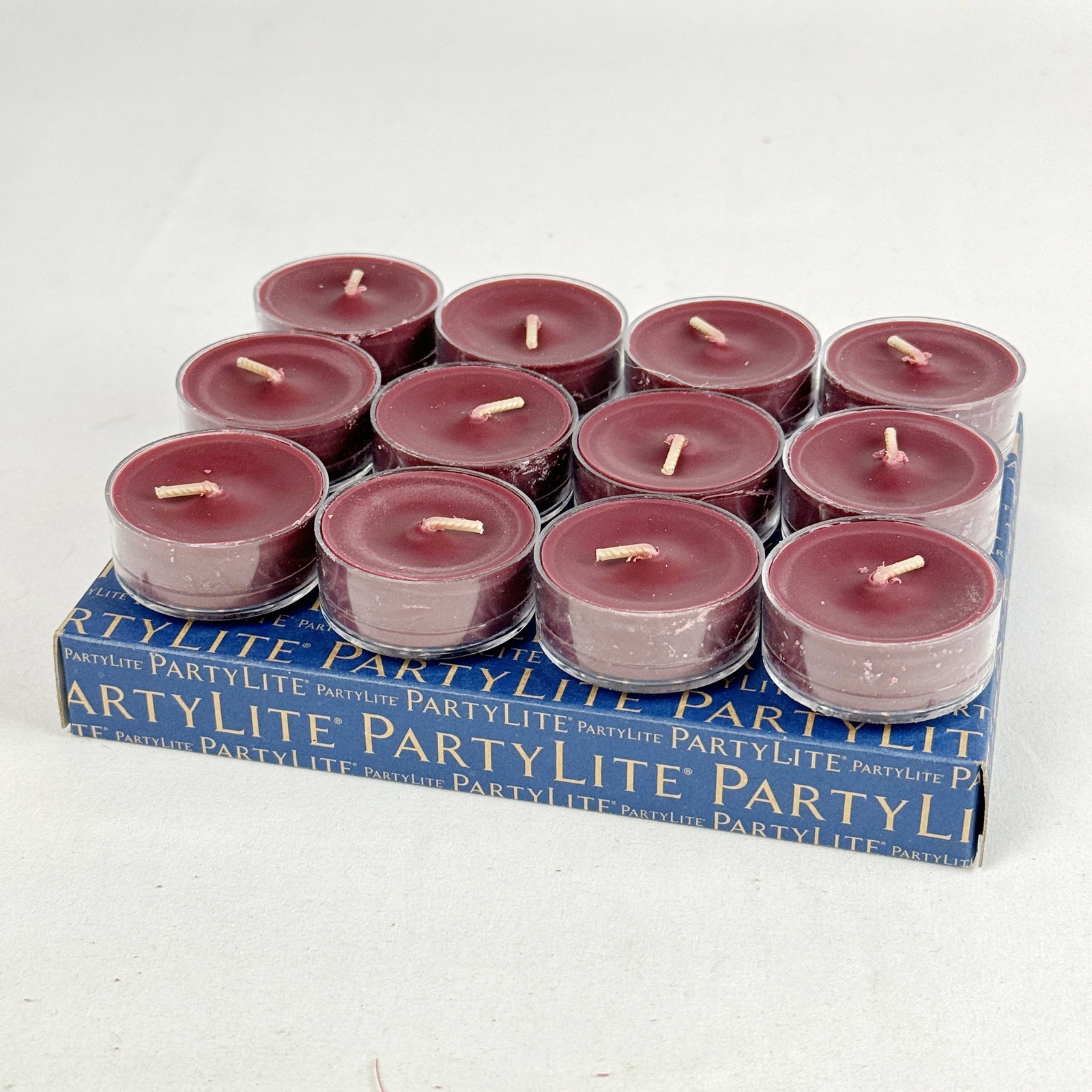 PartyLite MULBERRY Tealight Candles V0429 12 Count