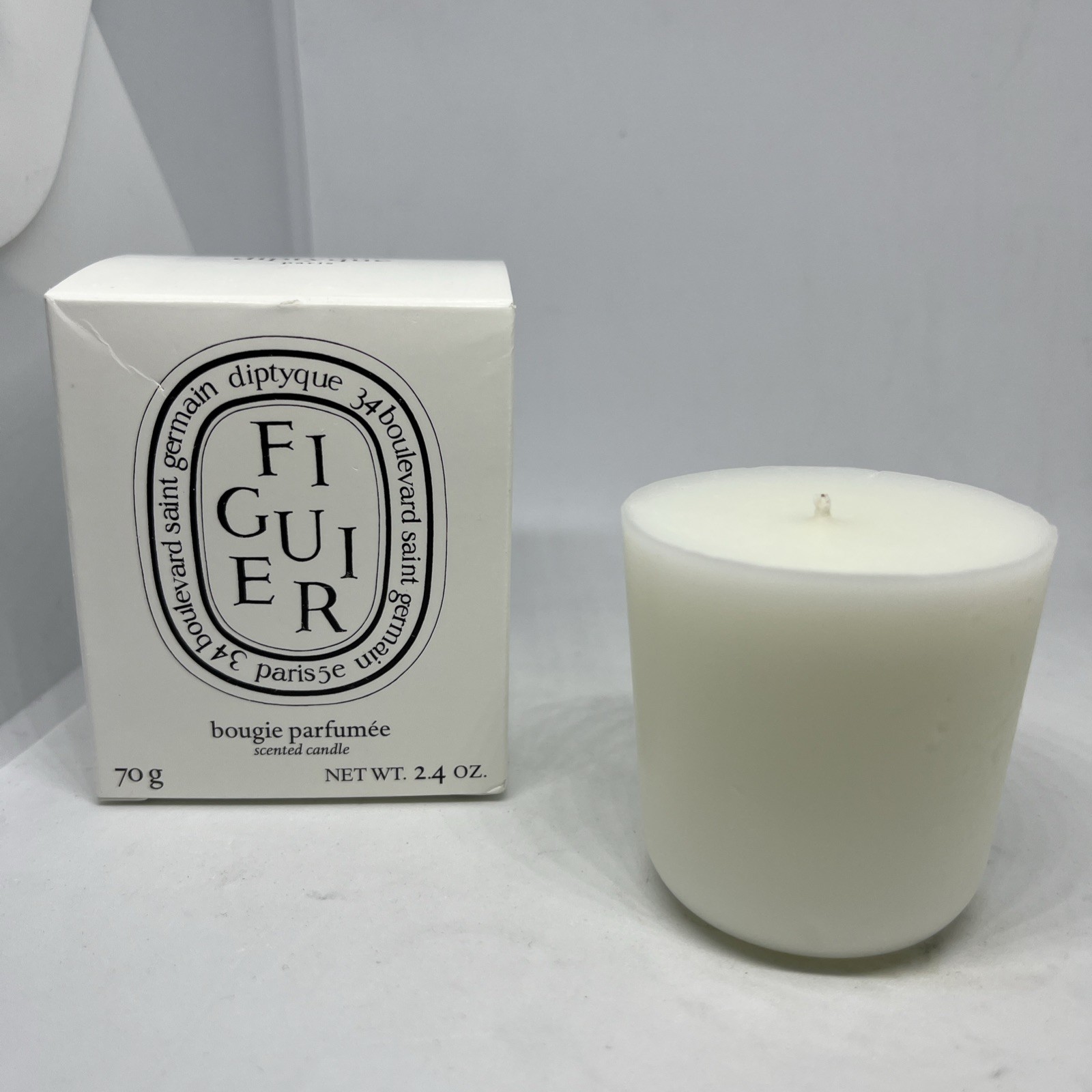Diptyque Figuier Scented Candle 2.4oz *Wax Only *