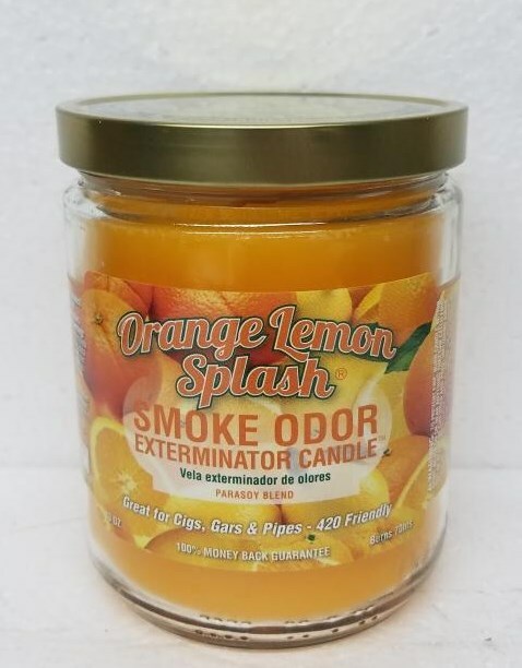 Smoke Odor Exterminator 13 oz Jar Candle Orange Lemon Splash