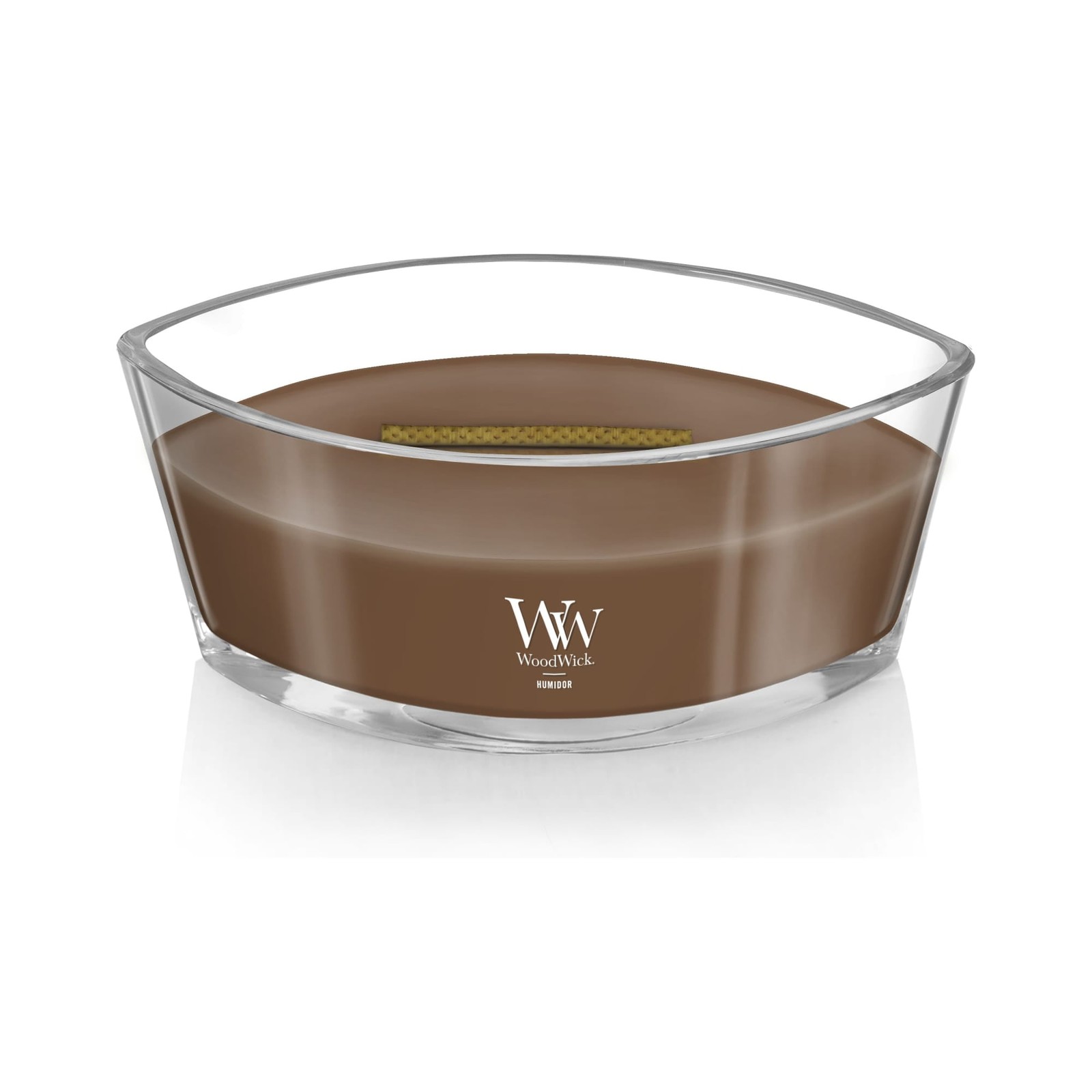 WoodWick Ellipse Scented Candle, Humidor, 16 oz