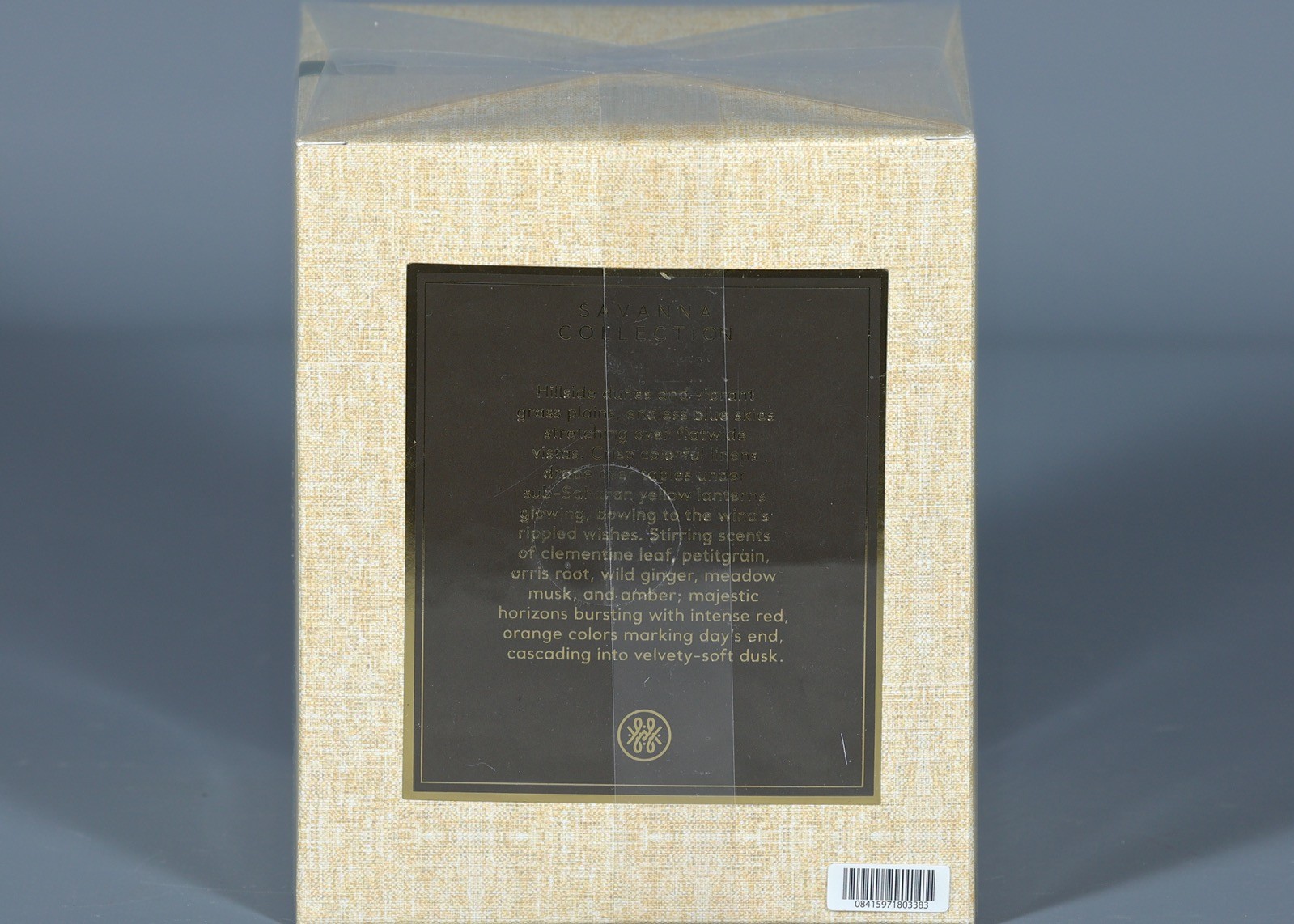 THUCASSI SAVANNA Coll. NILE SUNRISE No.105 Poured Perfumed Candle 38.8oz. USA