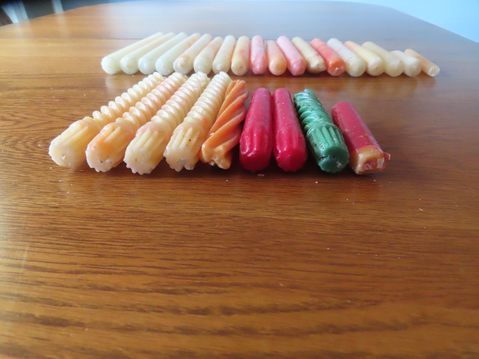 Lot of Assorted (27) Stick Candles Assorted Brands And Colors