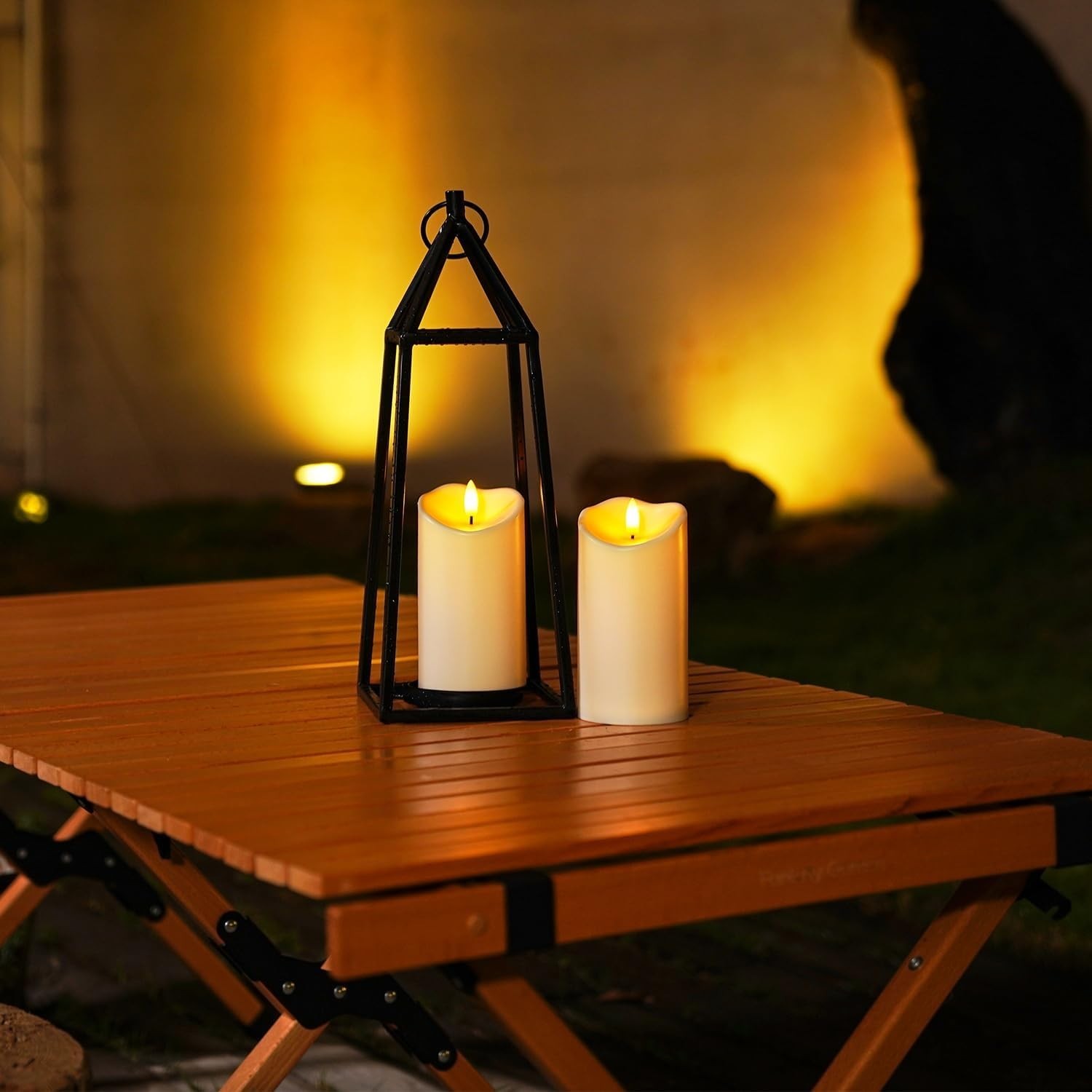 Realistic Flickering Flameless Candles, Dark Ivory – Waterproof & Remote Enabled