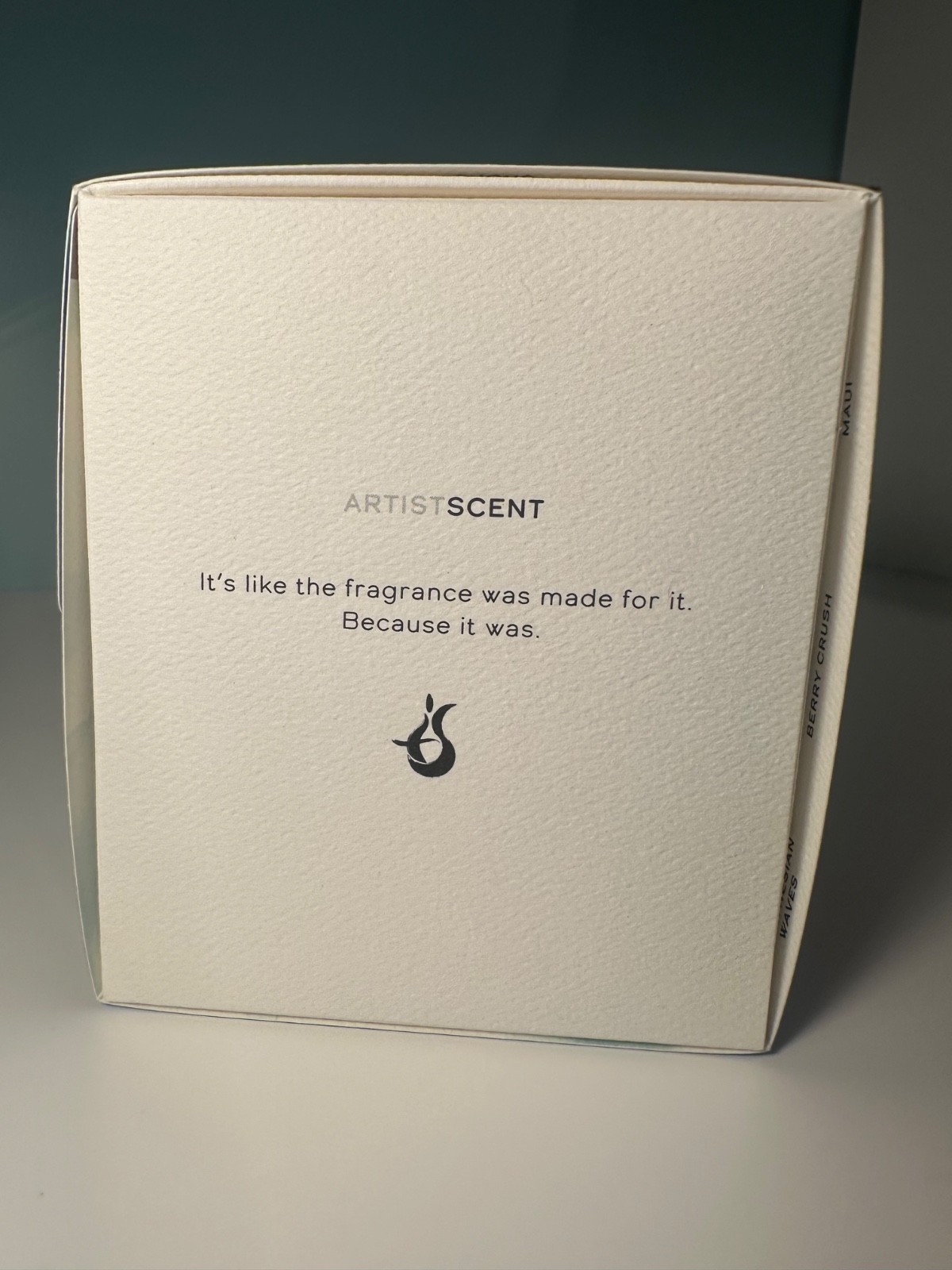 Artistscent Elizabeth Karlson Candle Polynesian Waves Artscent Bespoke Soy Art