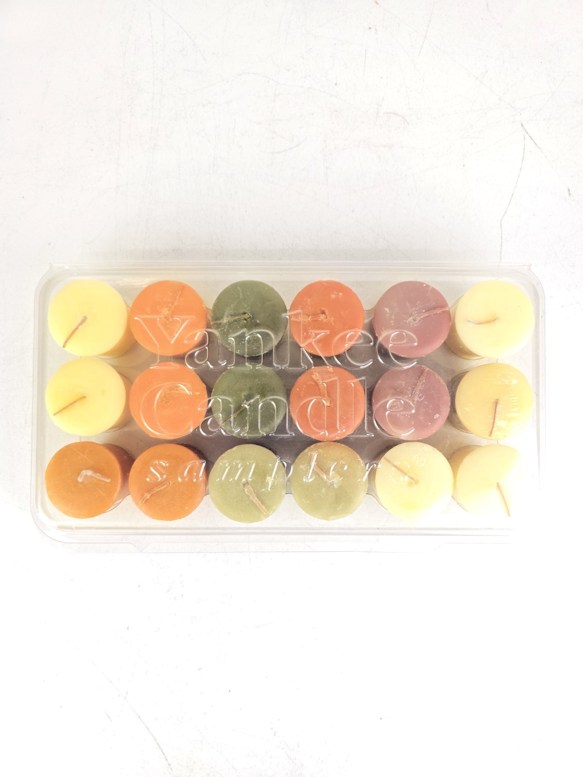 Lot of 18 Vintage Assorted Yankee Candle Votive Sampler 1.75oz in Case