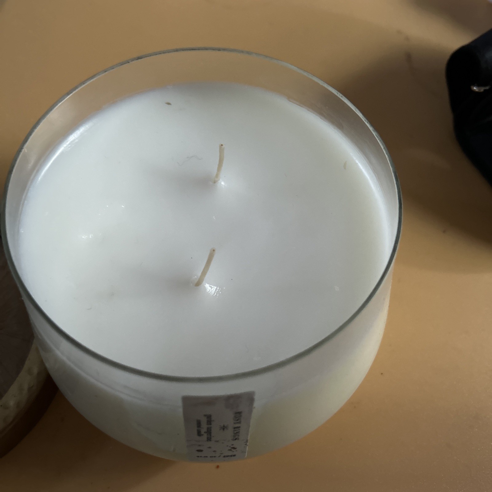 Anthropologie Rosy Rings Scented Garden Tangerine Floral Press Candle 21 oz