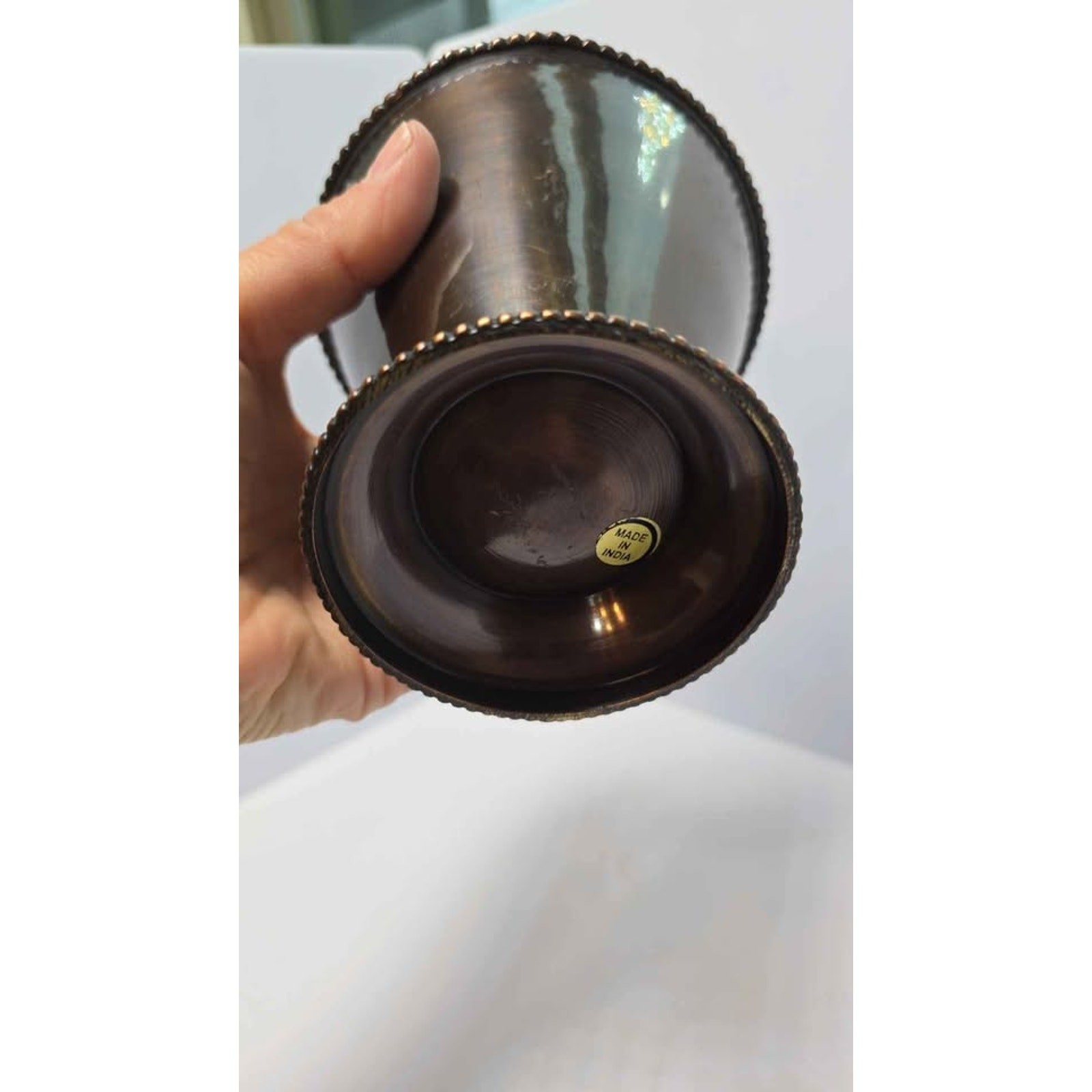 Bronze Cup Candle – Made in India, 5x6in Soy Wax