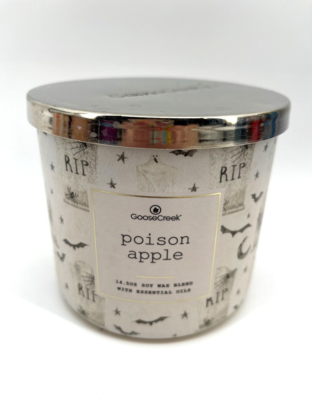 Goose Creek (1) POISON APPLE 14.5 oz 3 Wick Jar Candle Fall, Autumn Halloween