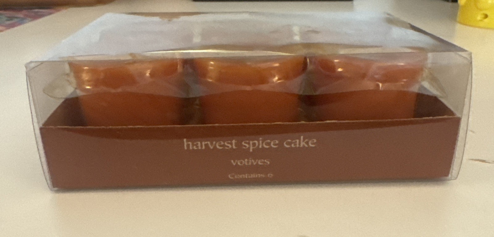 Pier One Harvest Spice Cake Votive Candles In Box 6 Count Fall Autumn Halloween