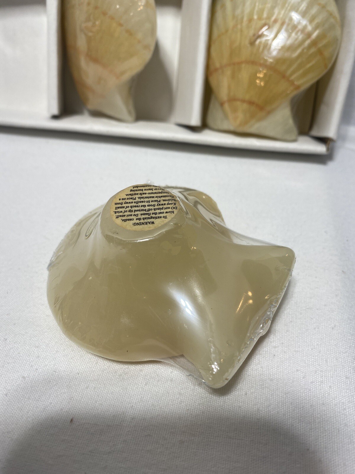 SEASHELL FLOATING CANDLES (3 PACK) BEACH / COASTAL HOME & BATHROOM DECOR