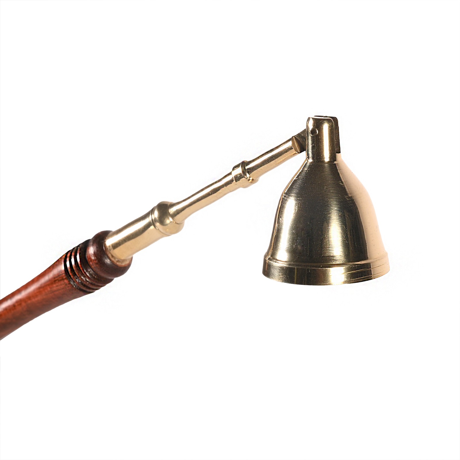 Incense Garden Candle Snuffer – 2 Pack – Brass Tip with Wood Handle