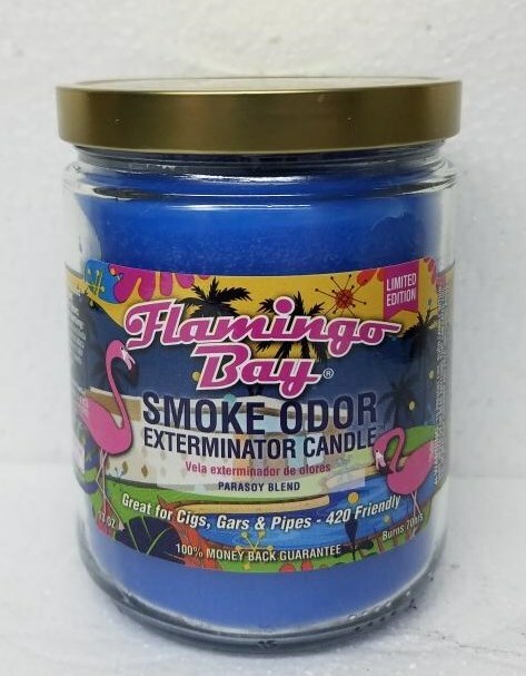 Smoke Odor Exterminator 13 oz Jar Candle Flamingo Bay