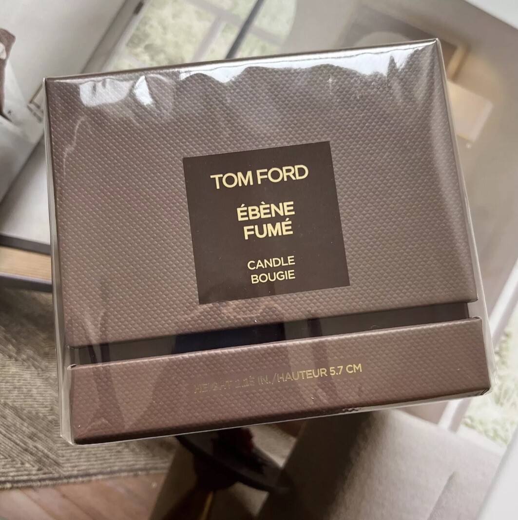 Ebene Fume Candle Bougie By Tom Ford Height 2.25 In / 5.7 cm ( 2022)